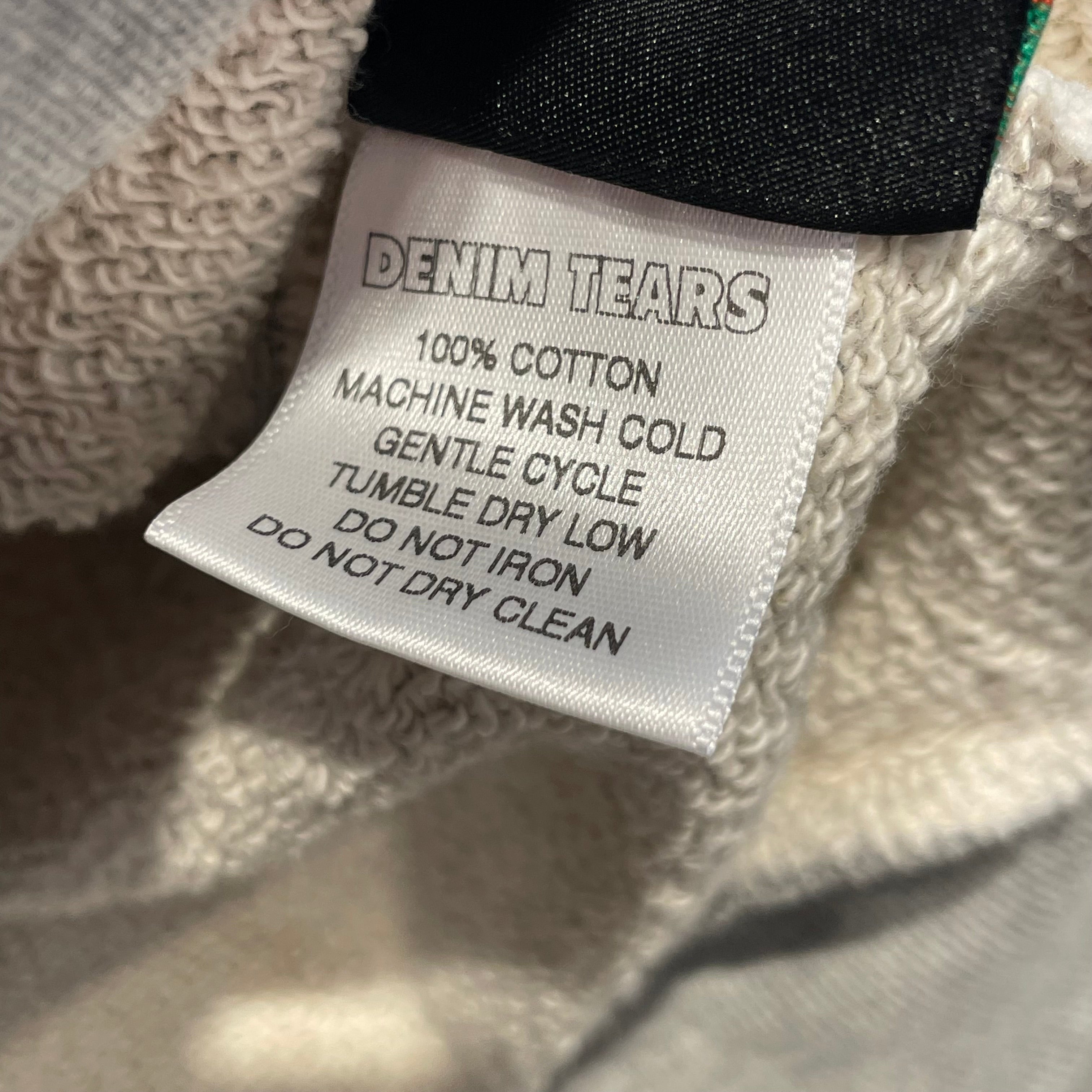 DENIM TEARS/Zip Up Hoodie/XL/Cotton/SLV/Chest Logo view 4