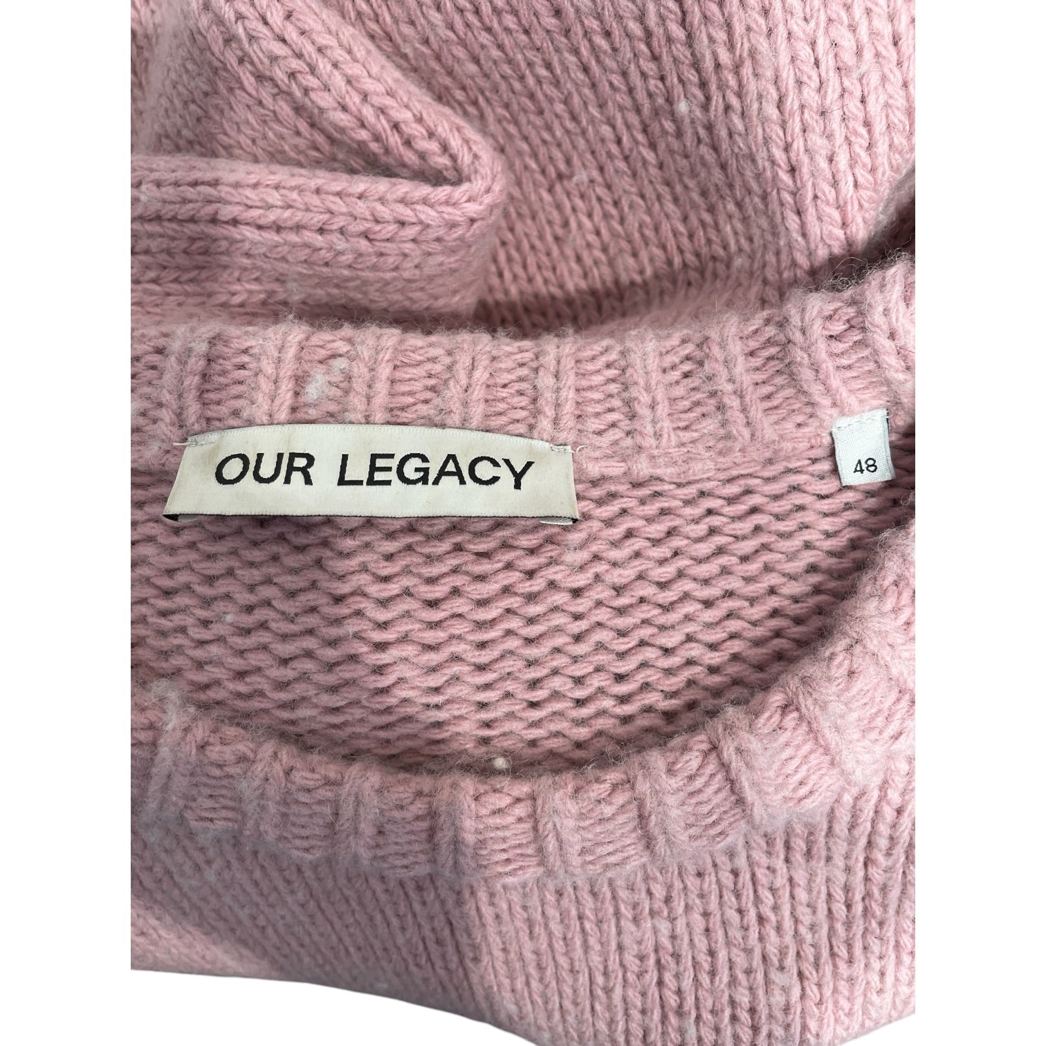 OUR LEGACY/Sweater/48/Wool/PNK/Pullover/CHERRY KNIT view 3