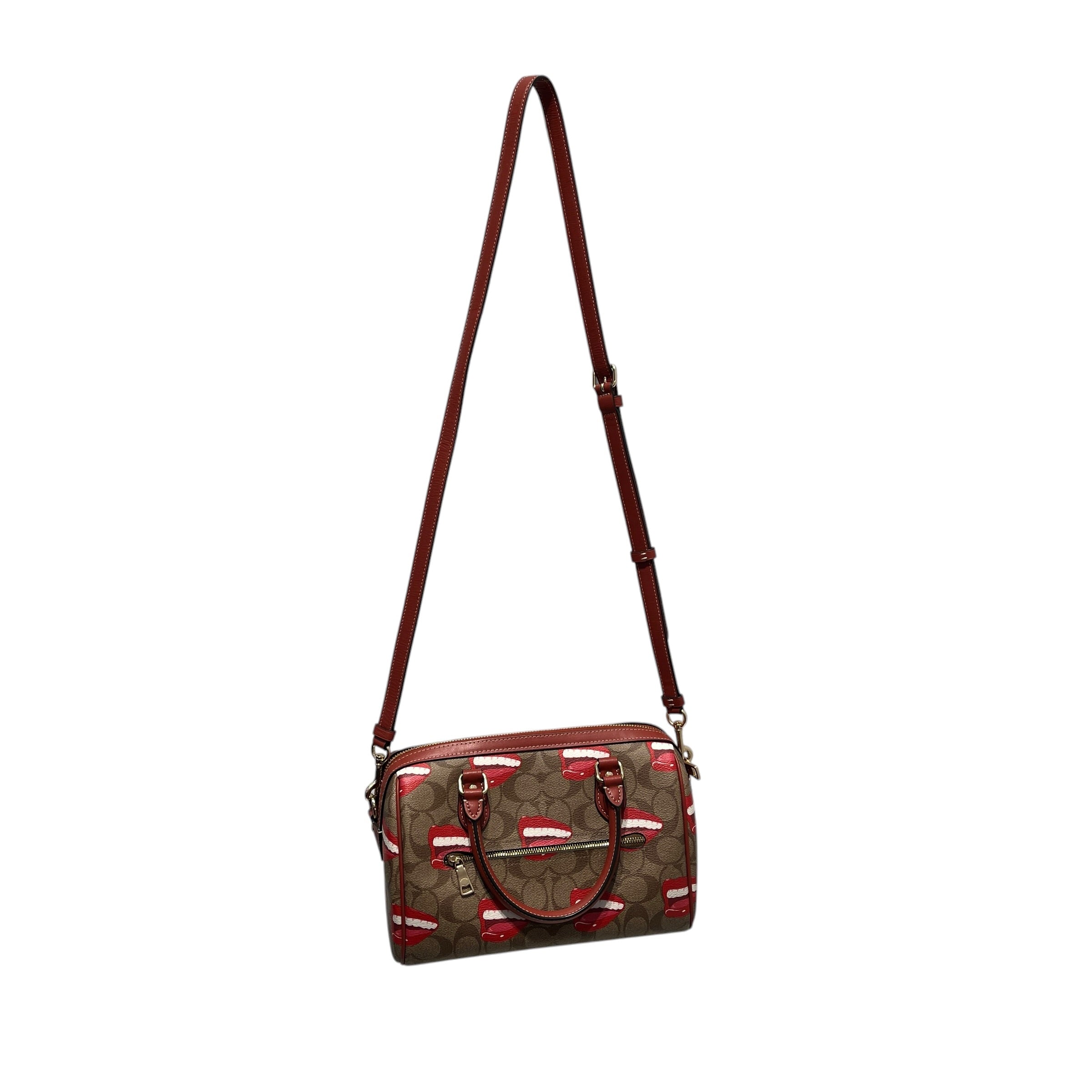 COACH/Bag/All Over Print/Leather/BRW/SATCHEL MOUTH PRINT view 20