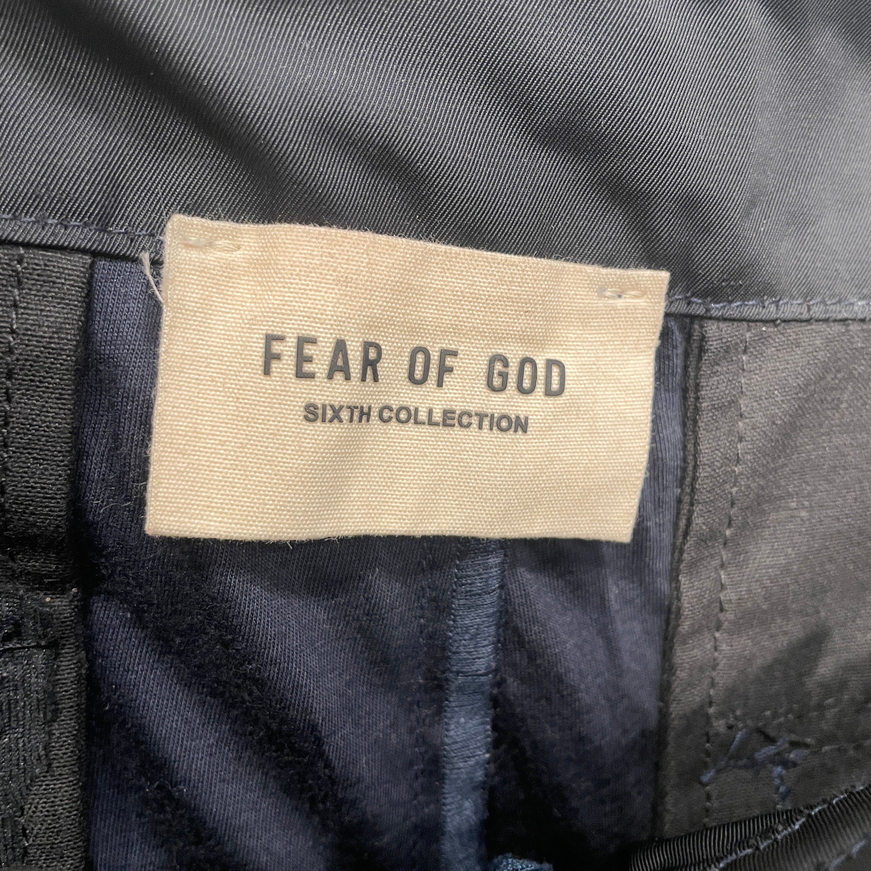 FEAR OF GOD/Skinny Pants/S/Nylon/BLK/BUTTONED PANTS view 5