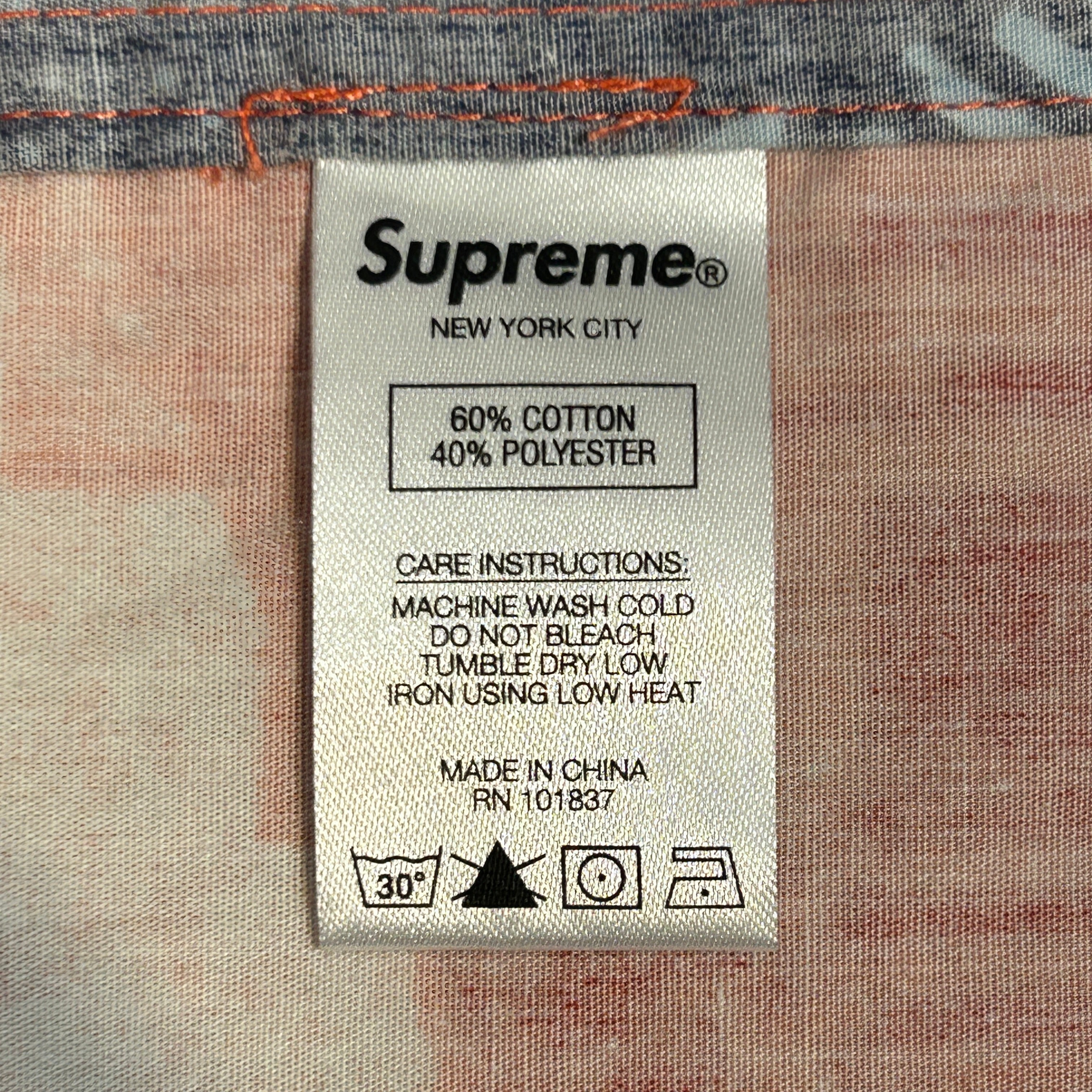 Supreme/Shirt/XL/Cotton/RED/All Over Print/muhammad ali zip up view 4