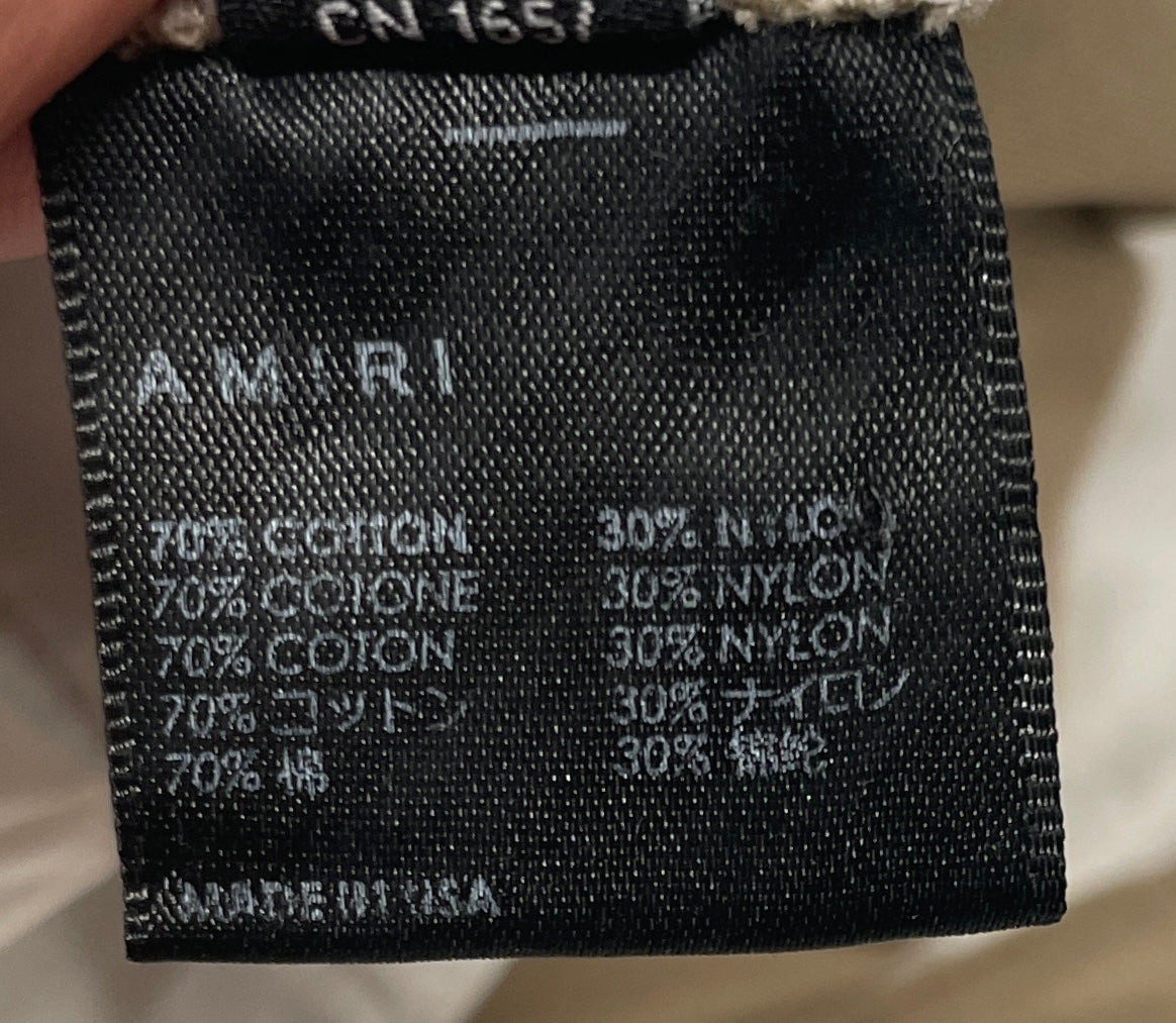 AMIRI/Bottoms/38/Cotton/KHK/150712 view 4