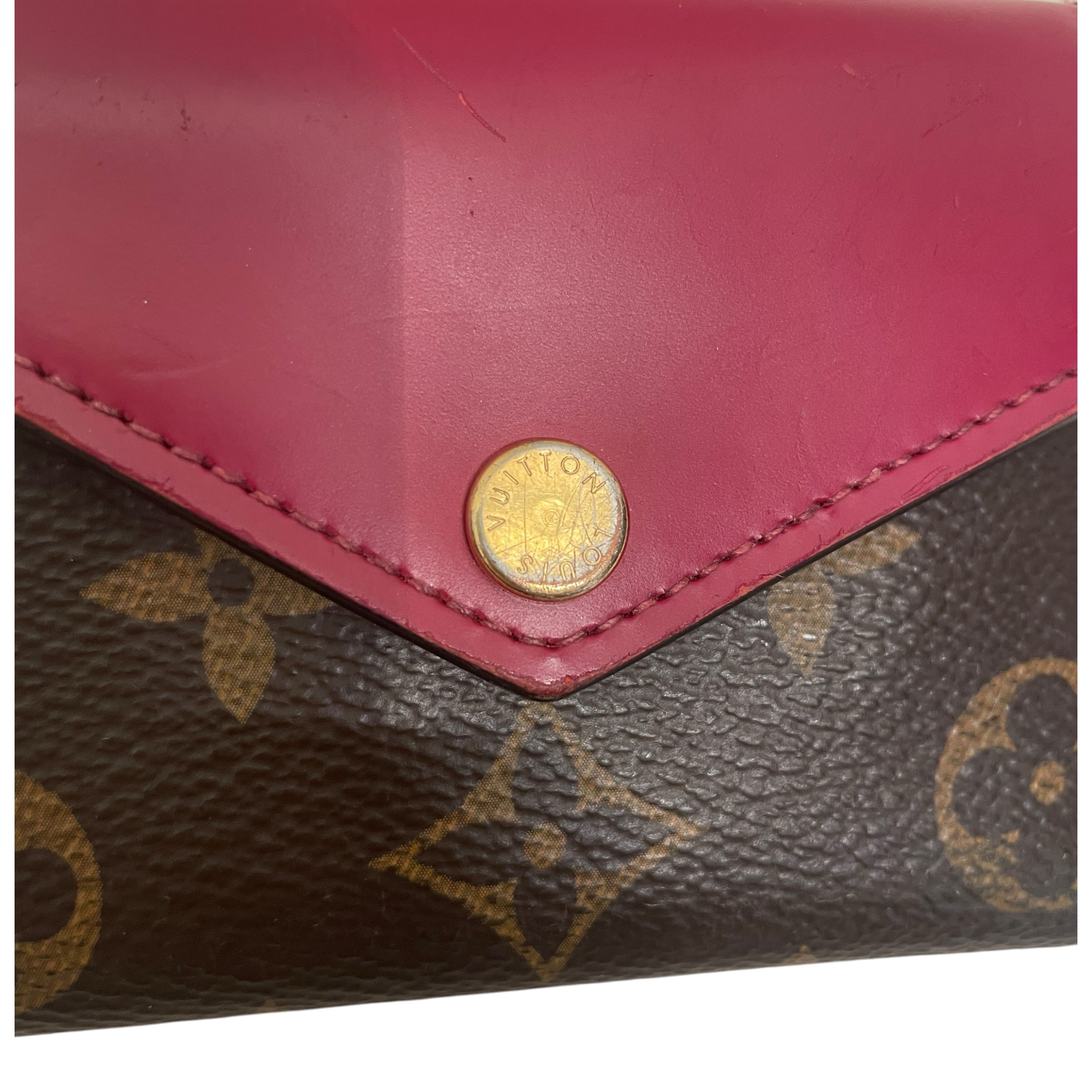 LOUIS VUITTON/Wallet/Monogram/Leather/BRW/L's/ZOE WALLET view 4