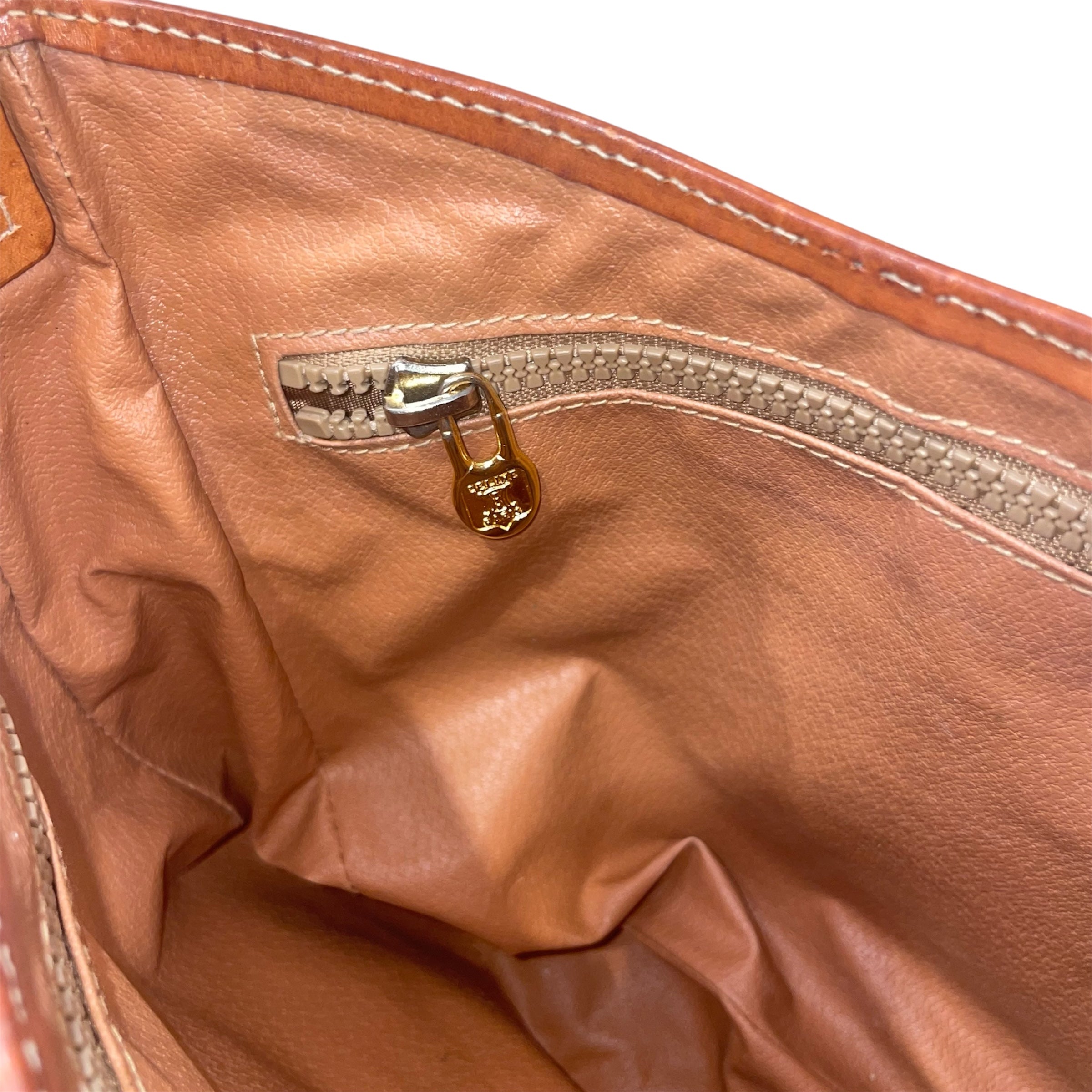CELINE/Hand Bag/Monogram/Leather/BRW/Macadam Blasom Turn lock view 5