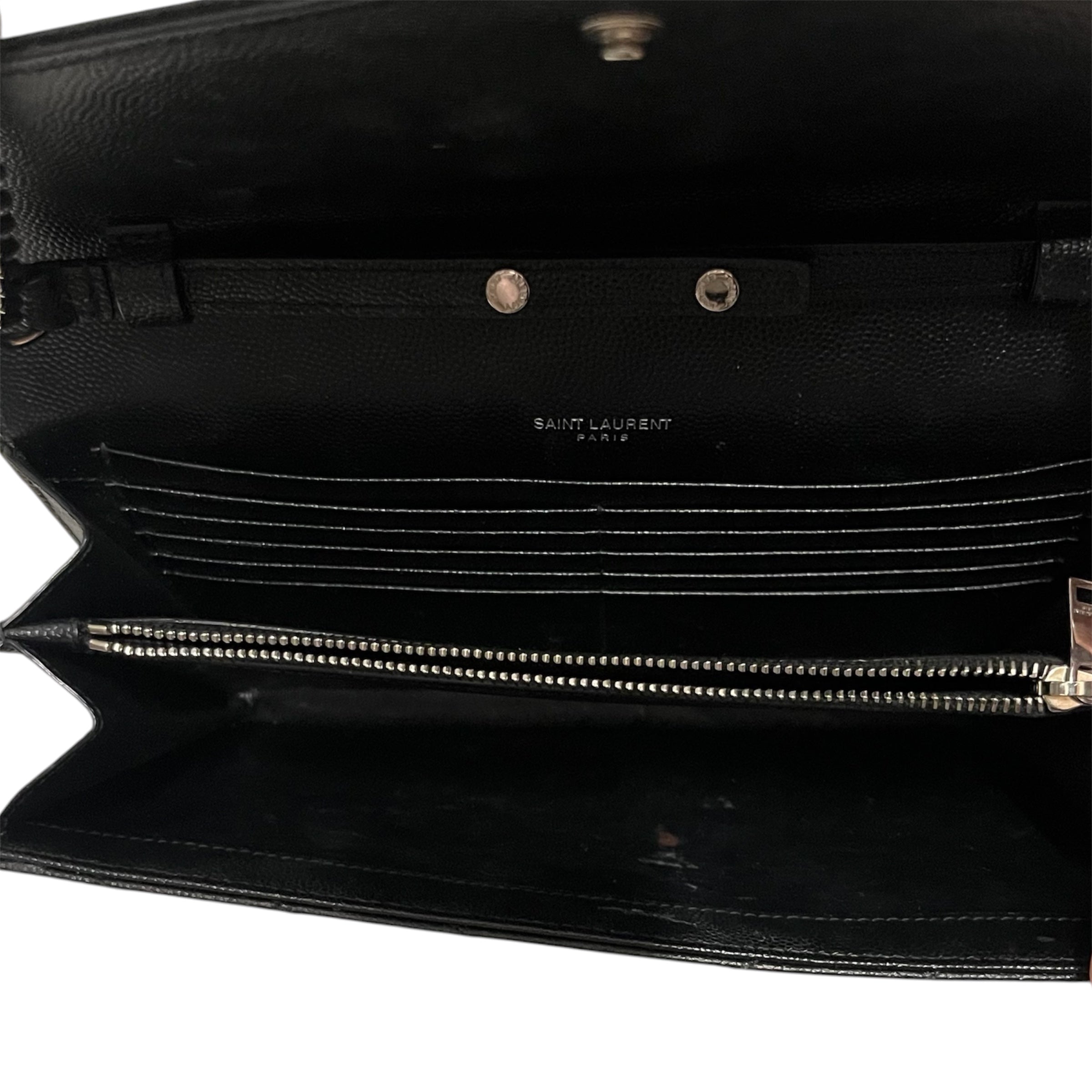 SAINT LAURENT/Cross Body Bag/Leather/BLK/ view 6