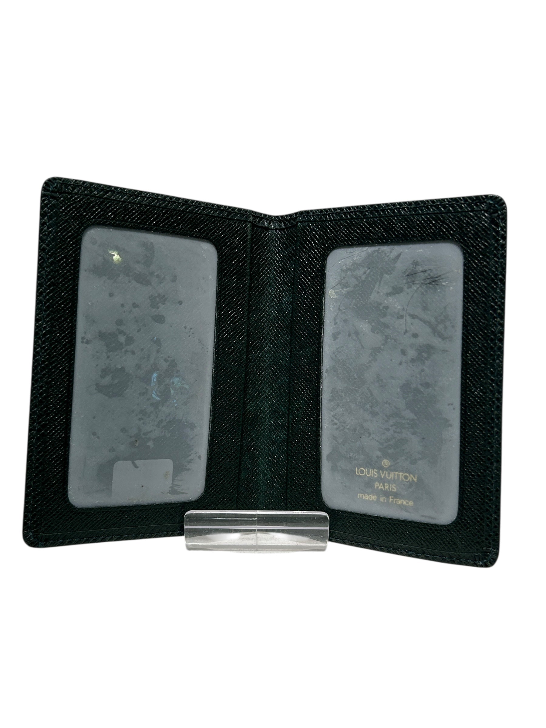 LOUIS VUITTON/Wallet/Leather/GRN/DARK GREEN CARD HOLDER view 2