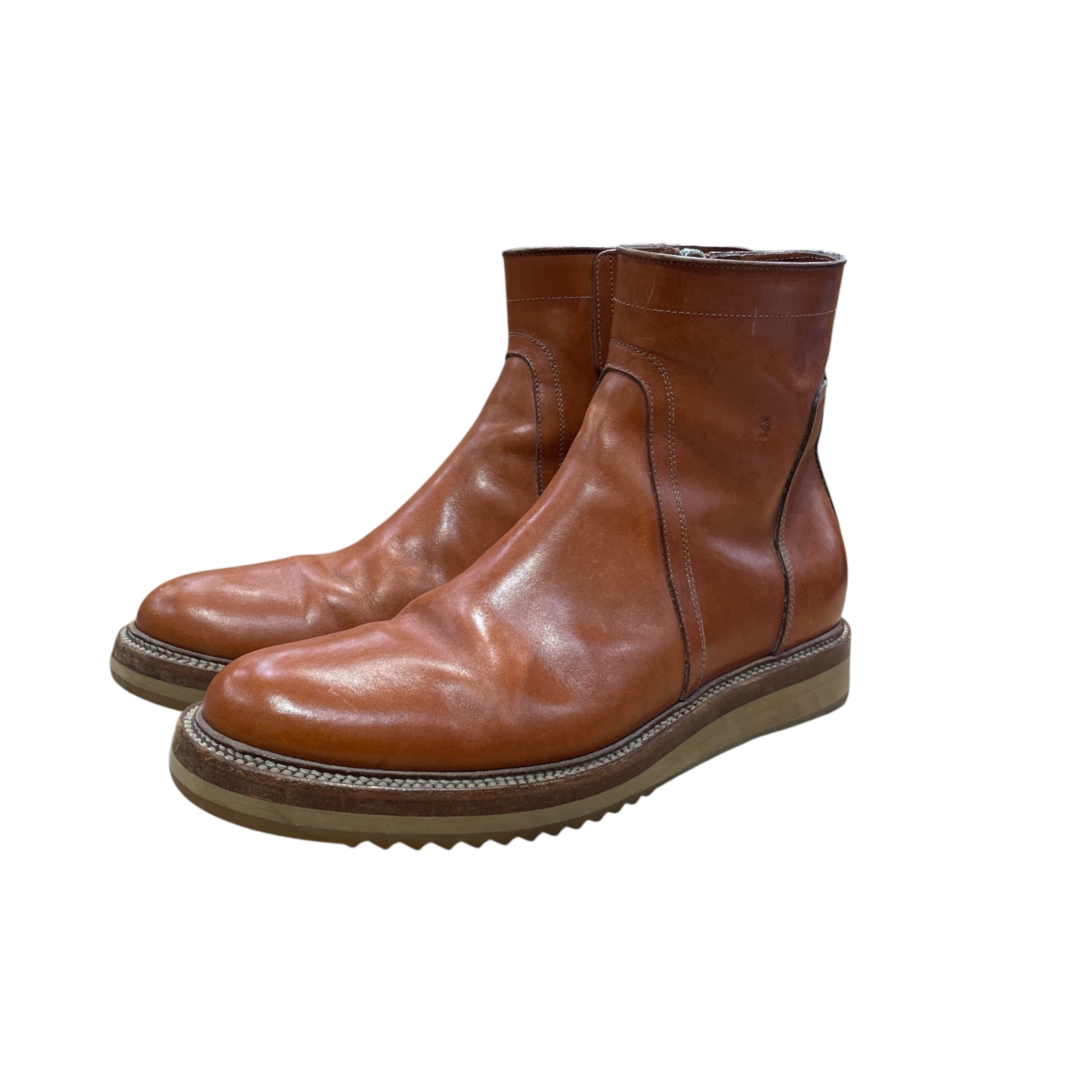 Rick Owens/Boots/EU 43/Leather/BRW/SIDE ZIP view 3