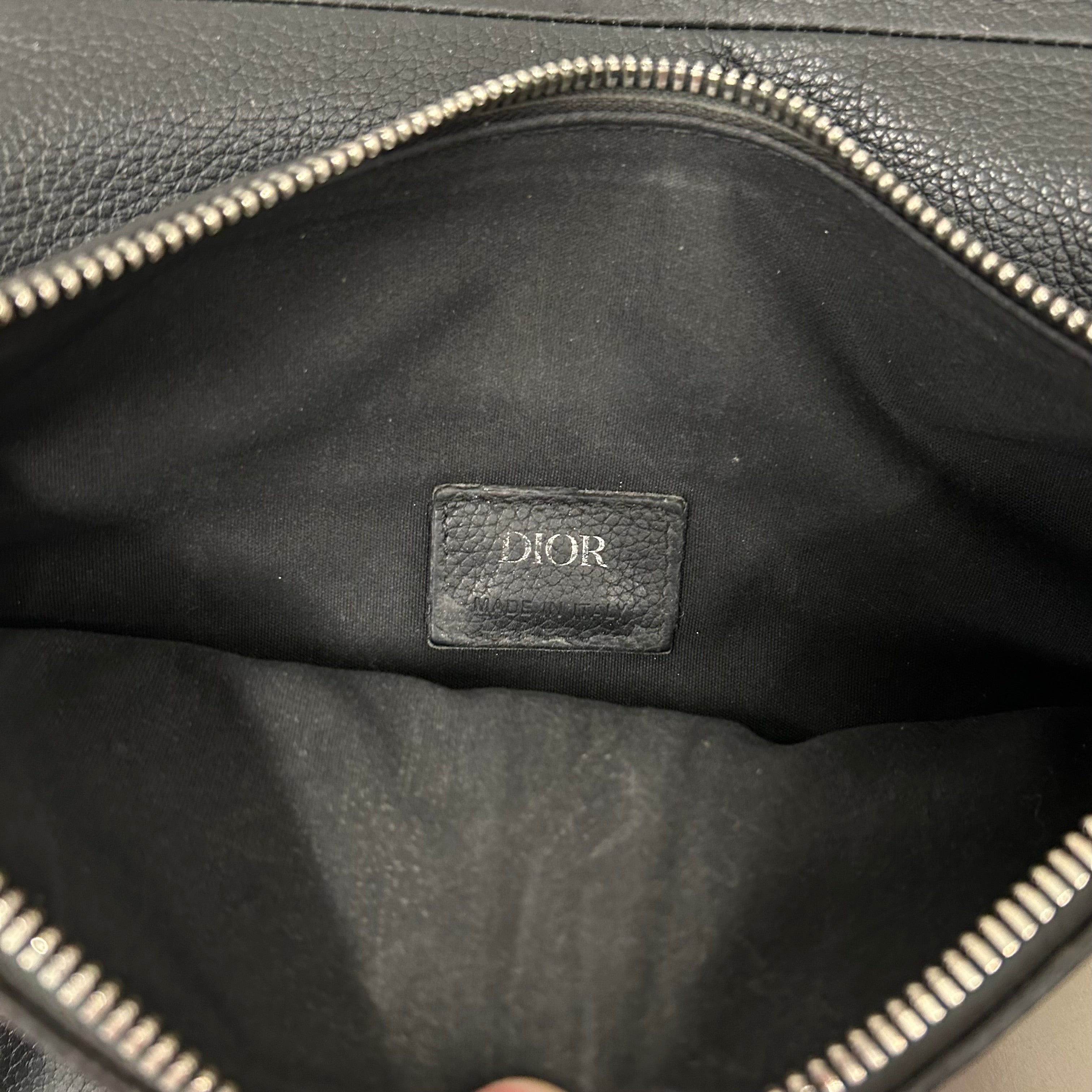 Christian Dior/Bag/Leather/BLK/Sadle Bag view 6