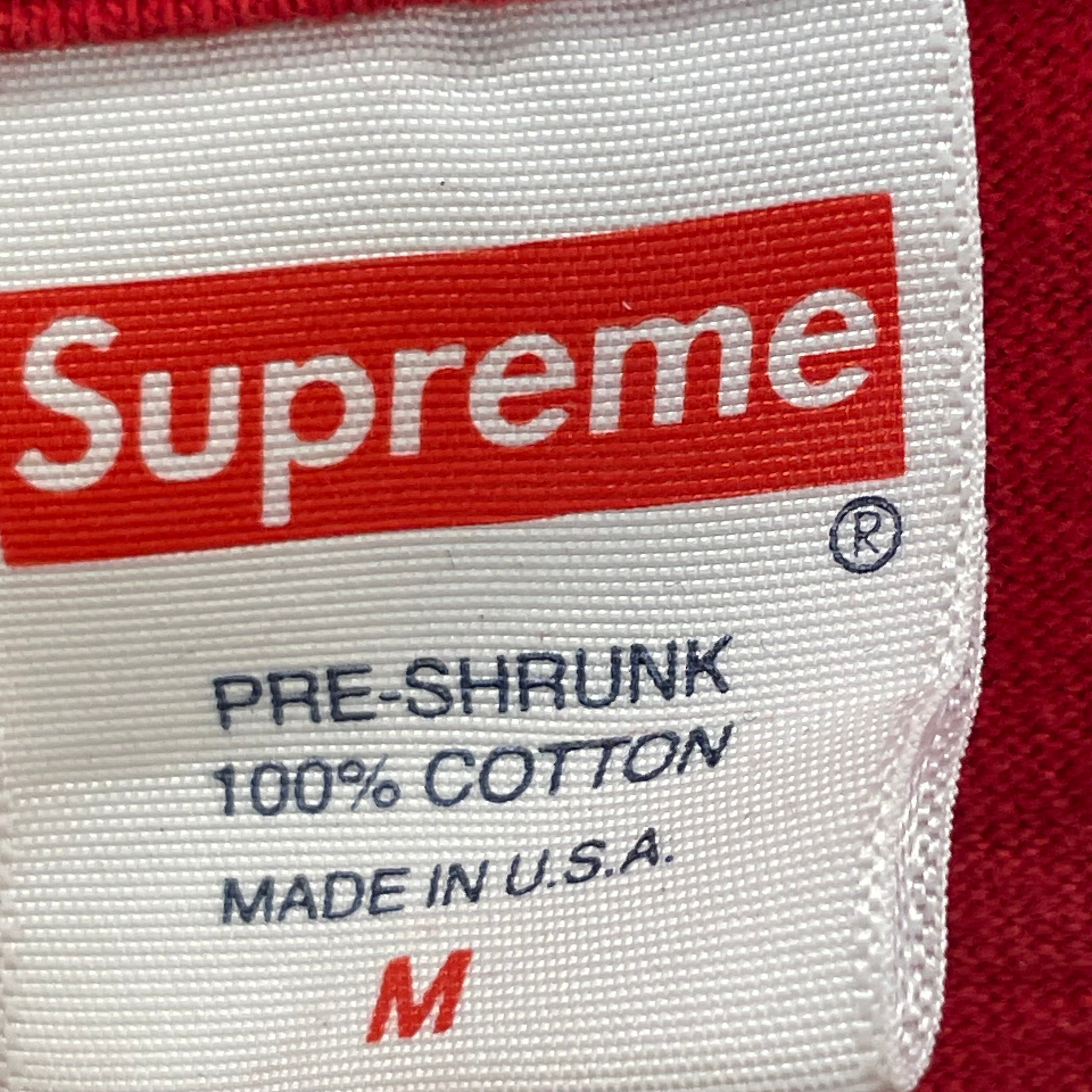 Supreme/T-Shirt/M/Cotton/RED/ view 4