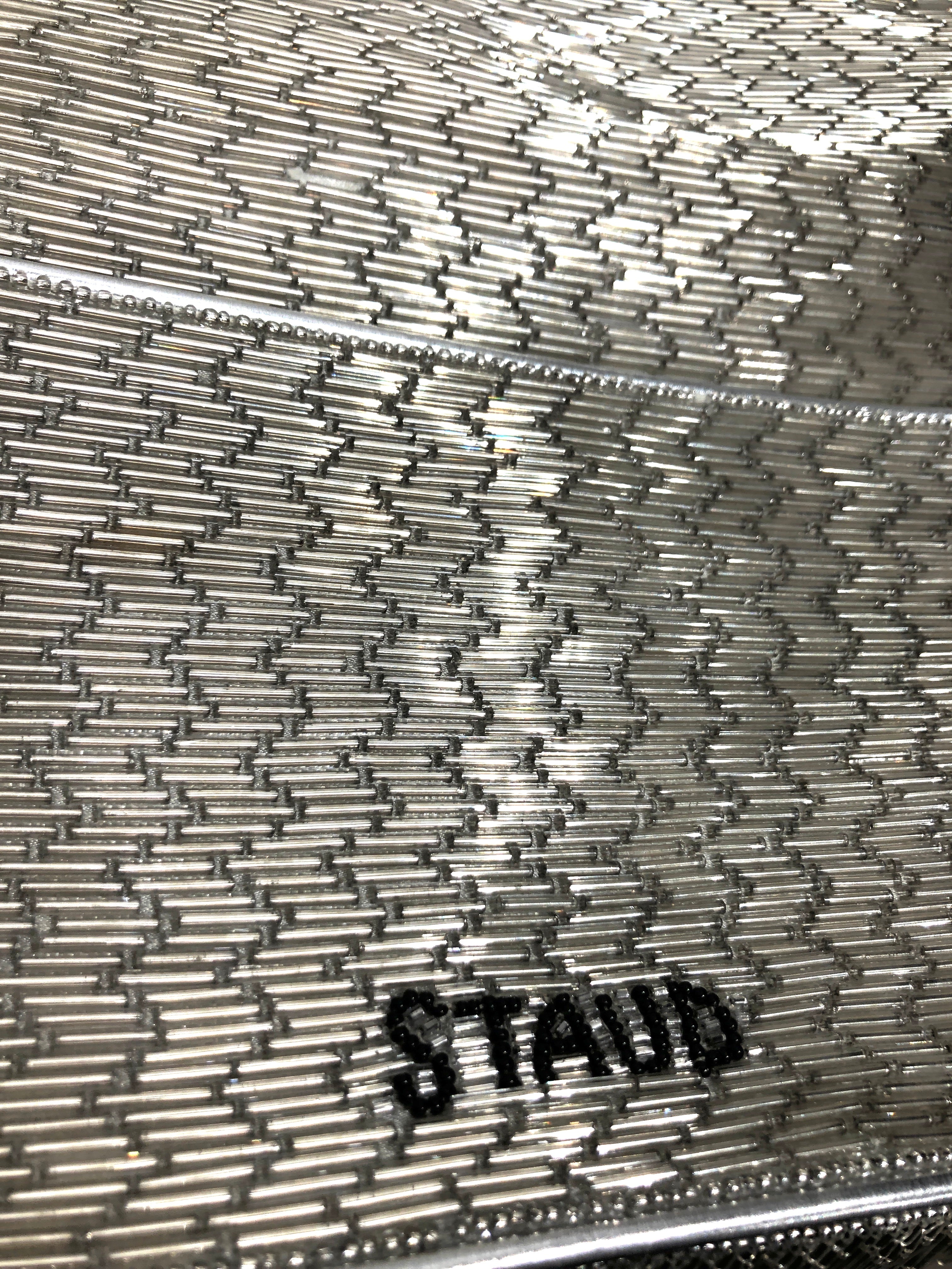 STAUD/Hand Bag/SLV/tommy beaded silver bag view 6