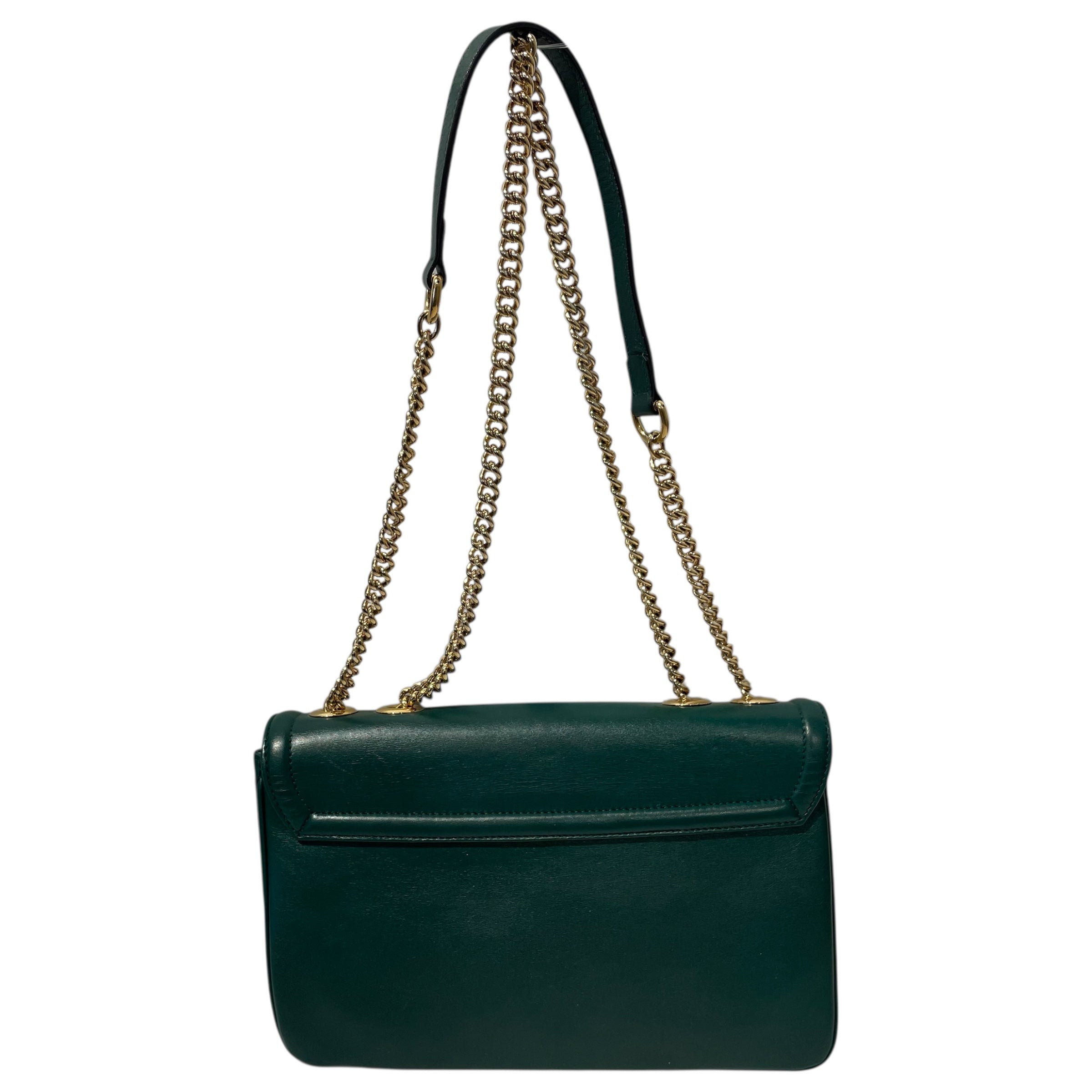 GUCCI/Cross Body Bag/Leather/GRN/TIGER FLAP GREEN CROSSBODY view 2