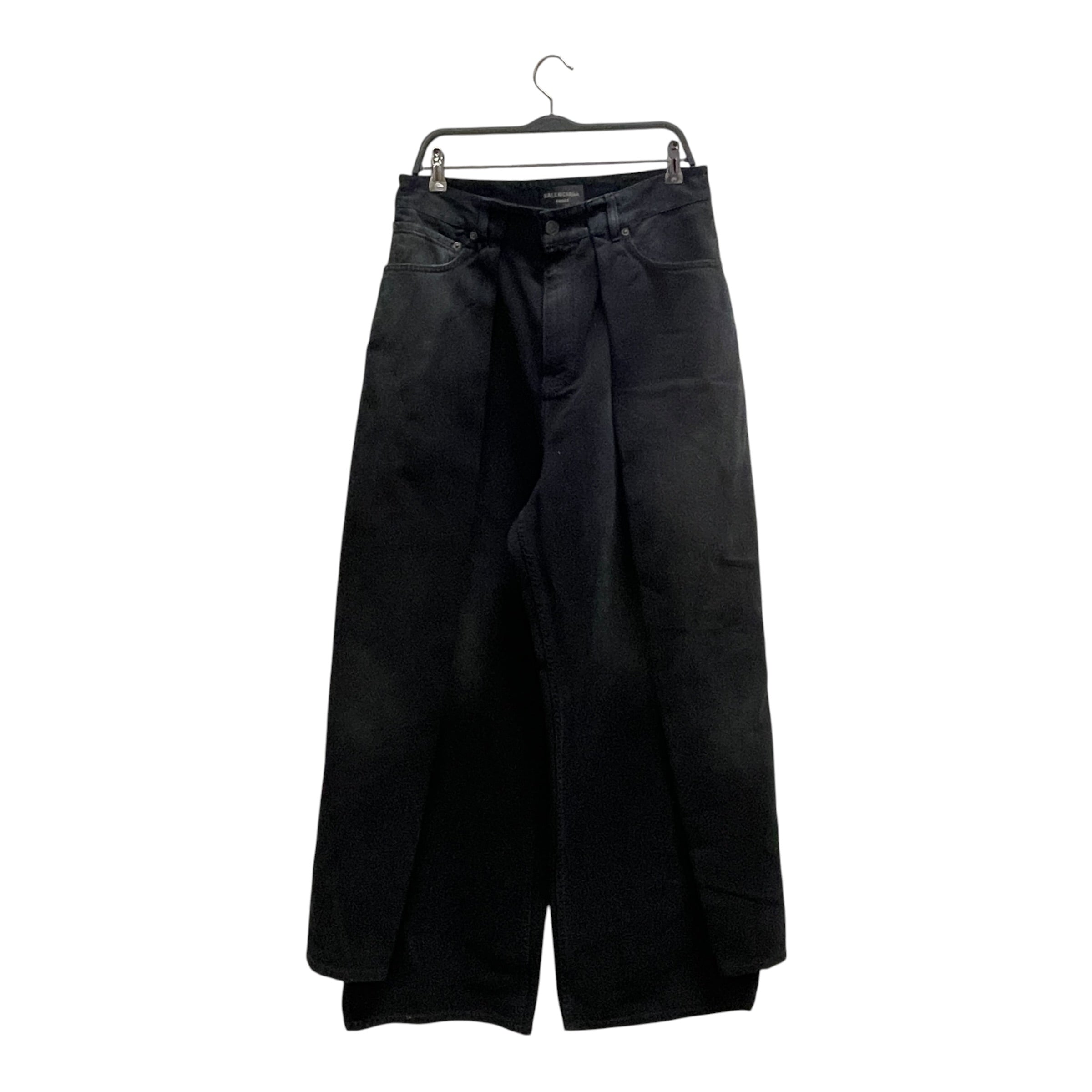 BALENCIAGA/Pants/S/Denim/BLK/SOFT BLK LEFT HAND DENIM view 1