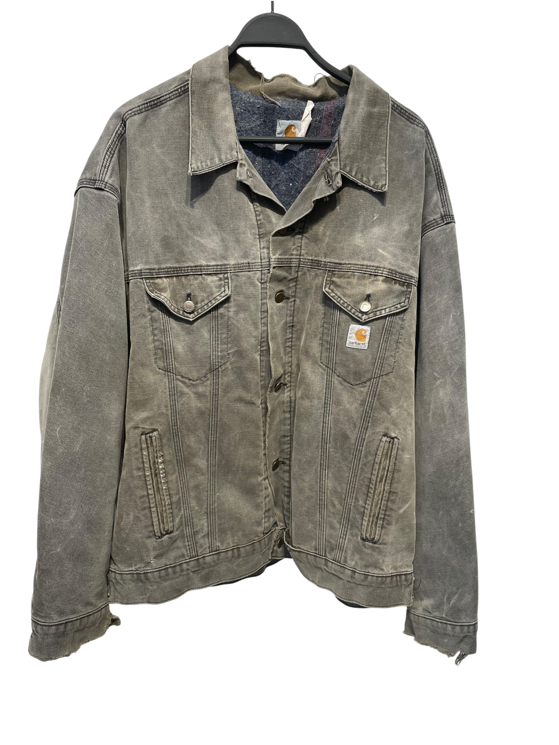 Carhartt/Jacket/Cotton/GRN/BUTTON FRONT LINED JACKET view 1