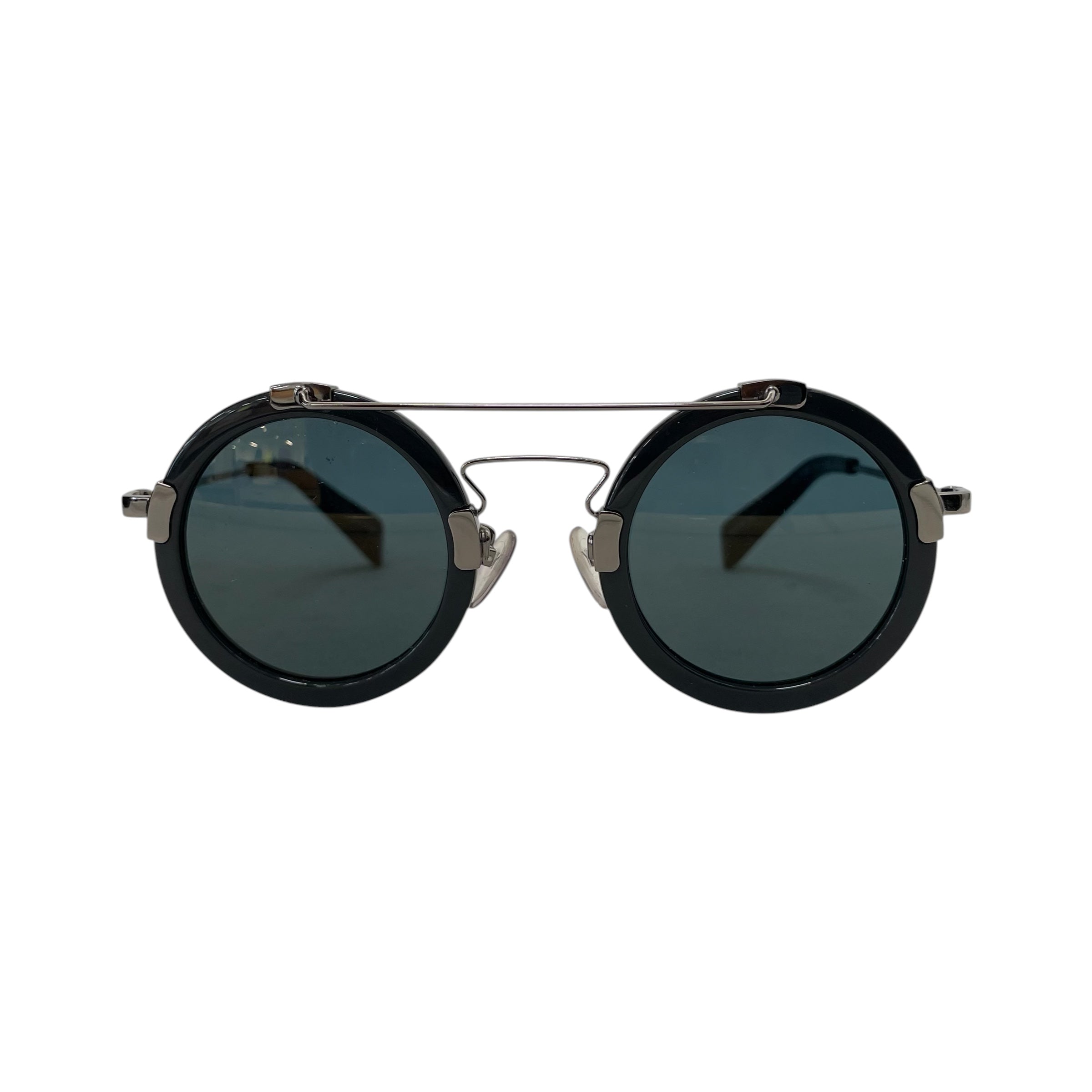 YOHJI YAMAMOTO/Sunglasses/Titanium/BLK/M's/ view 1