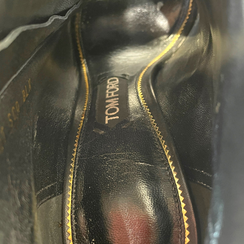 TOM FORD/Heels/US 7/Leather/BLK/Bos Taurus