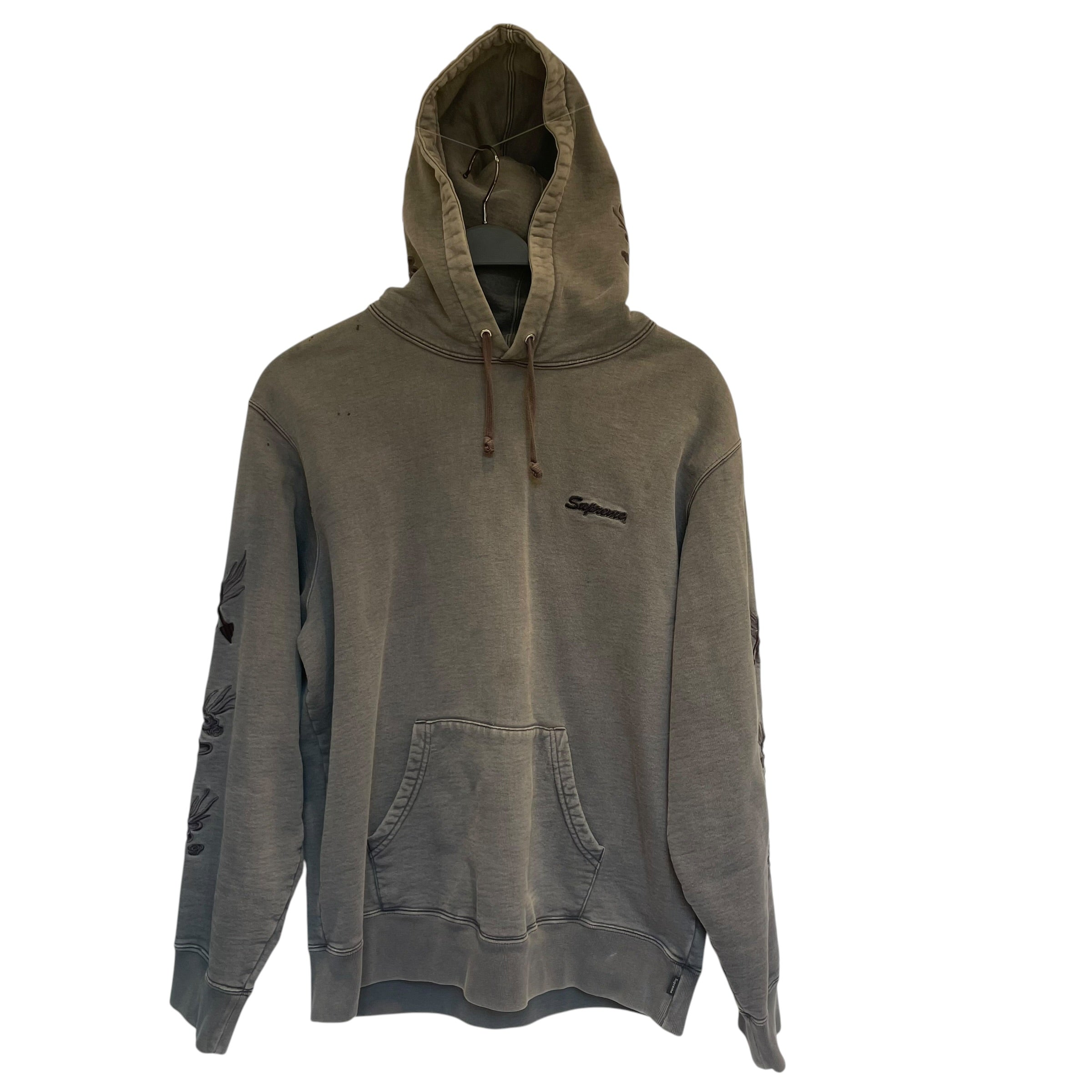 Supreme/Hoodie/M/All Over Print/Cotton/GRY/ALL OVER PRINT ON BACK view 1