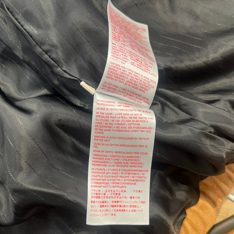 MARNI/Leather Jkt/56/Leather/CML/leather sueded track jacker