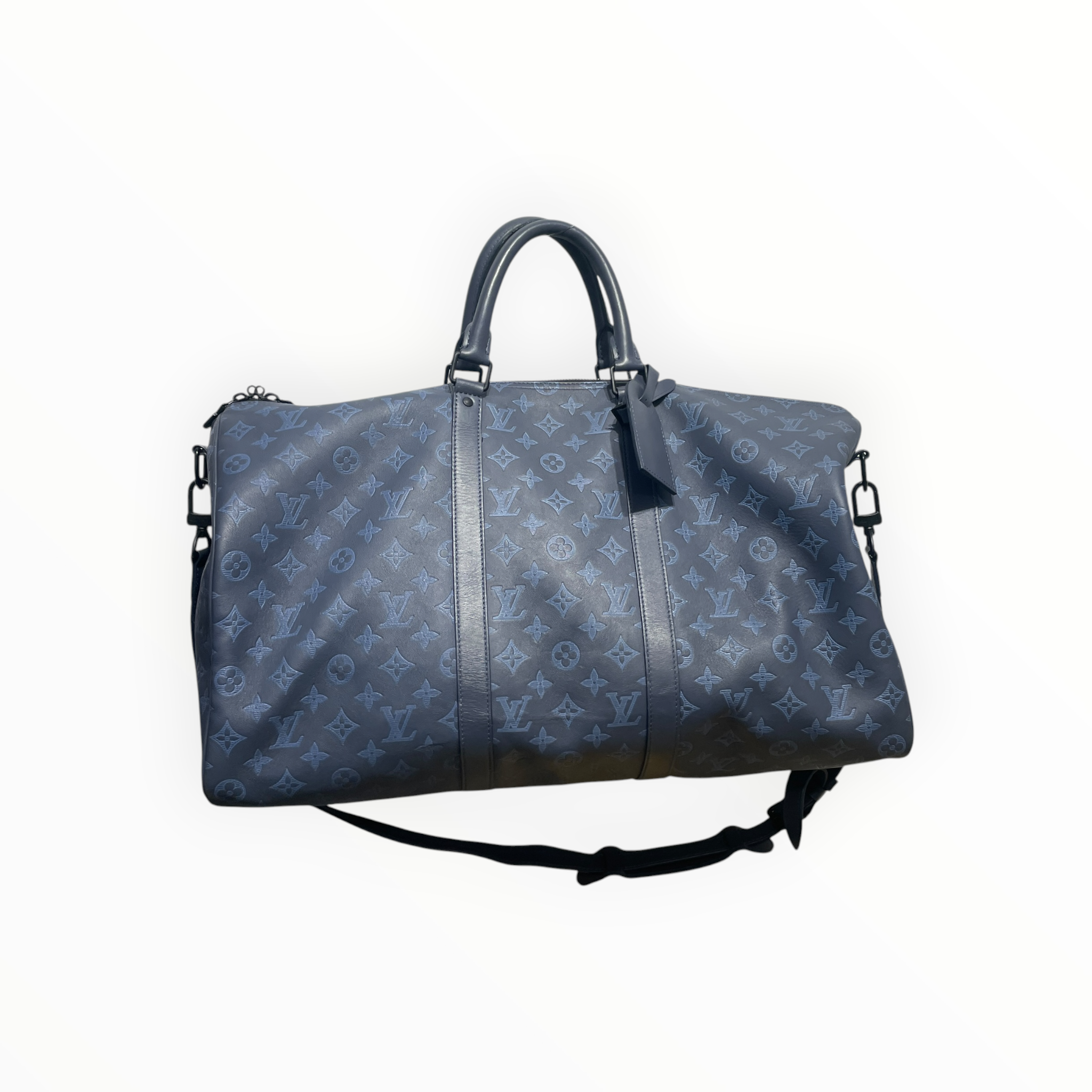 LOUIS VUITTON/Bag/Monogram/Leather/BLU/kepall bandoulier 50 view 1