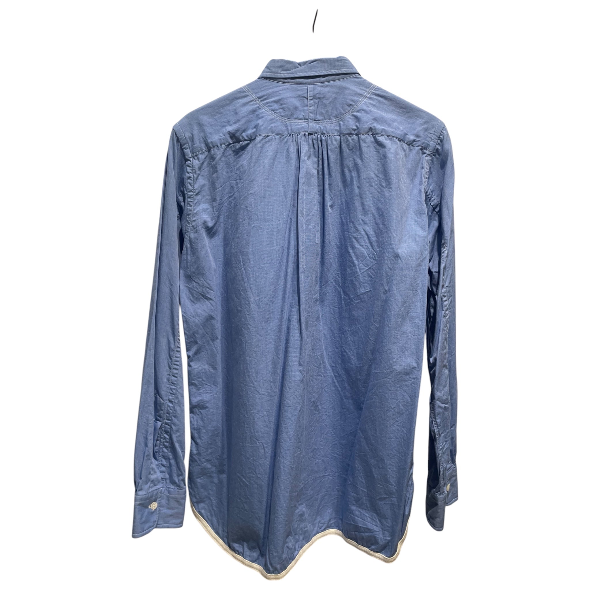 JUNYA WATANABE COMME des GARCONS MAN/LS Shirt/XL/Cotton/BLU/BLUE BUTTON UP PLAID BUTTONS view 2