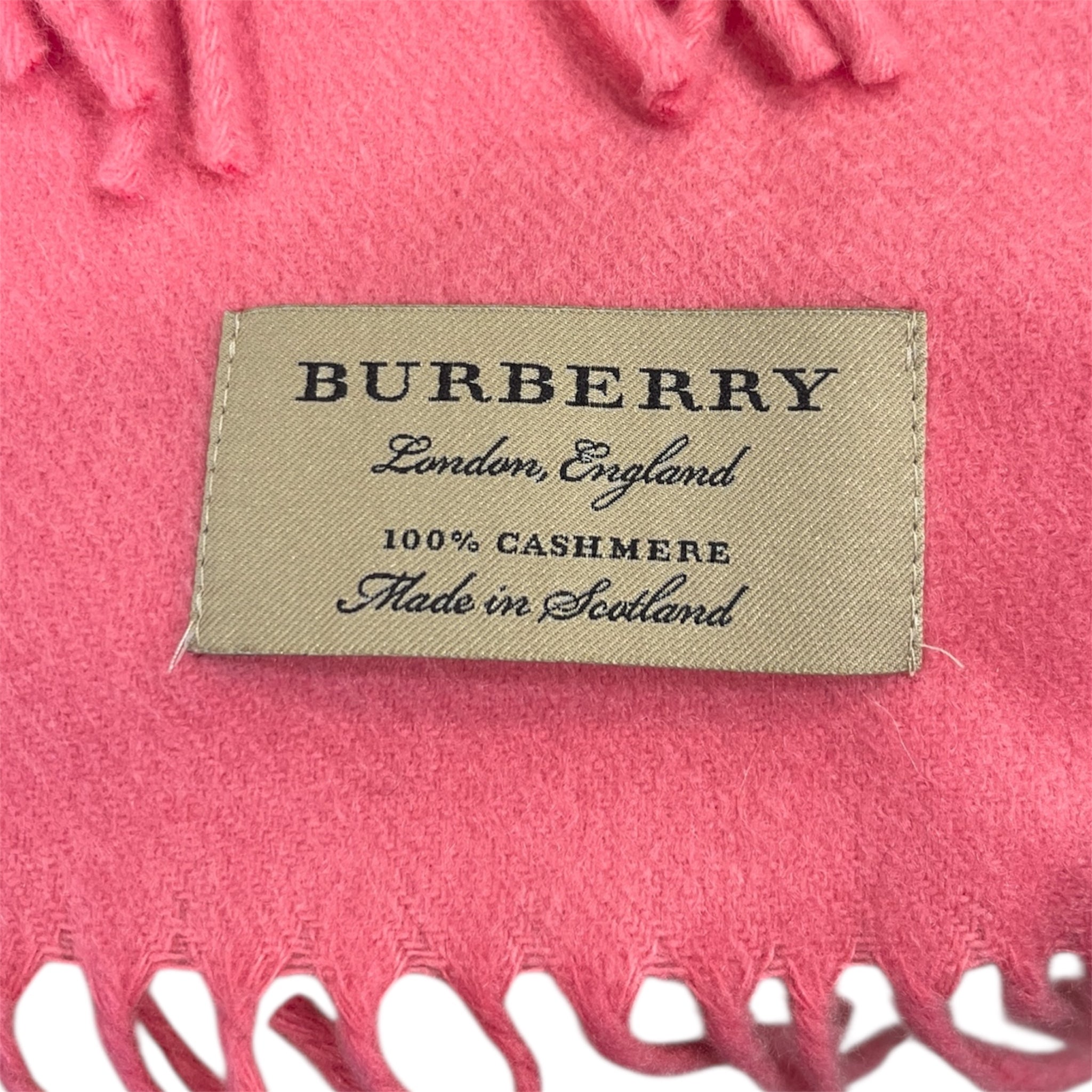 BURBERRY/Scarf/Cashmere/PNK/ view 2