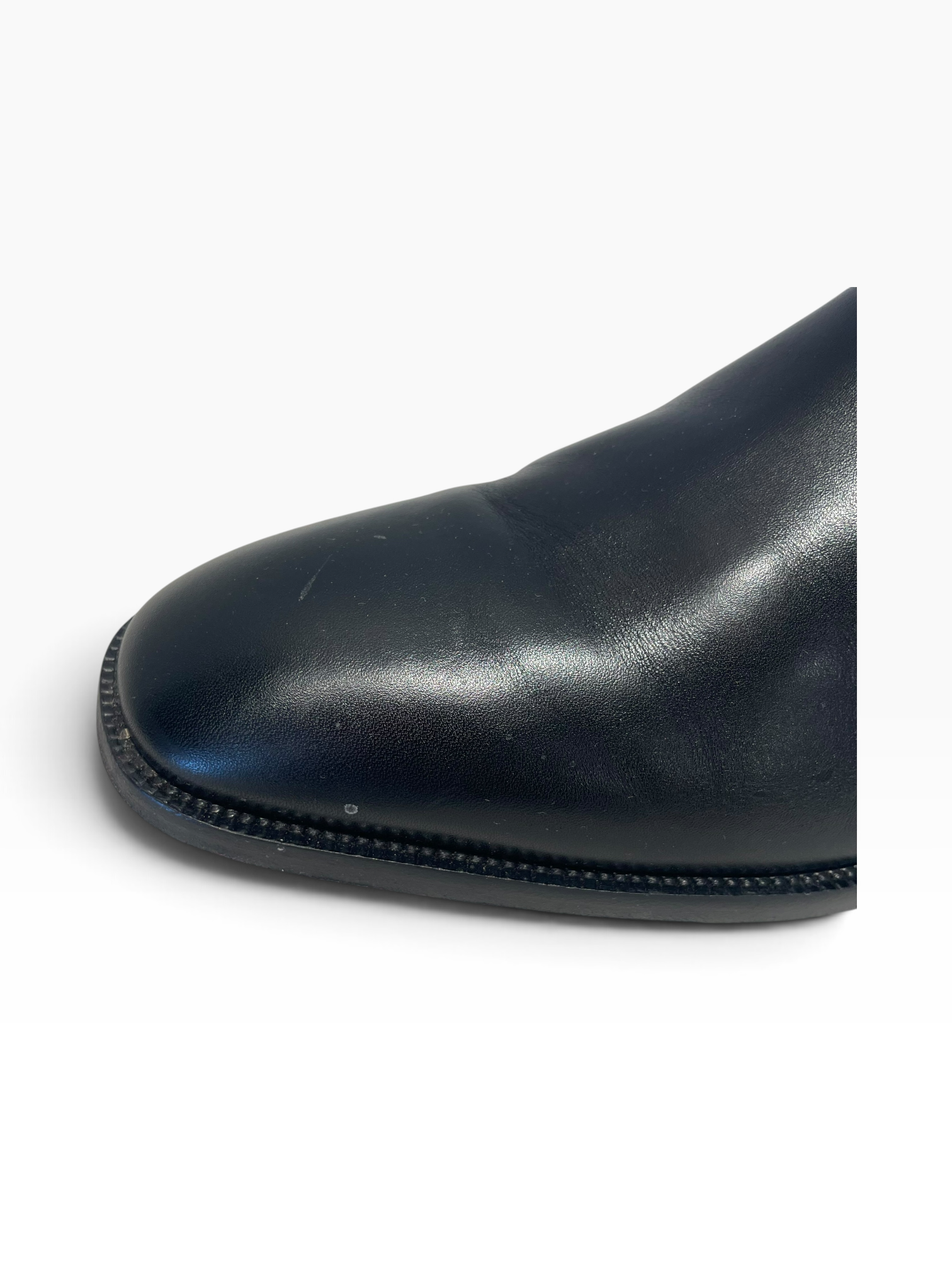 Christian Louboutin/Chelsea Boots/EU 42/Leather/BLK/Calf Leather Spiked Chelsea view 8