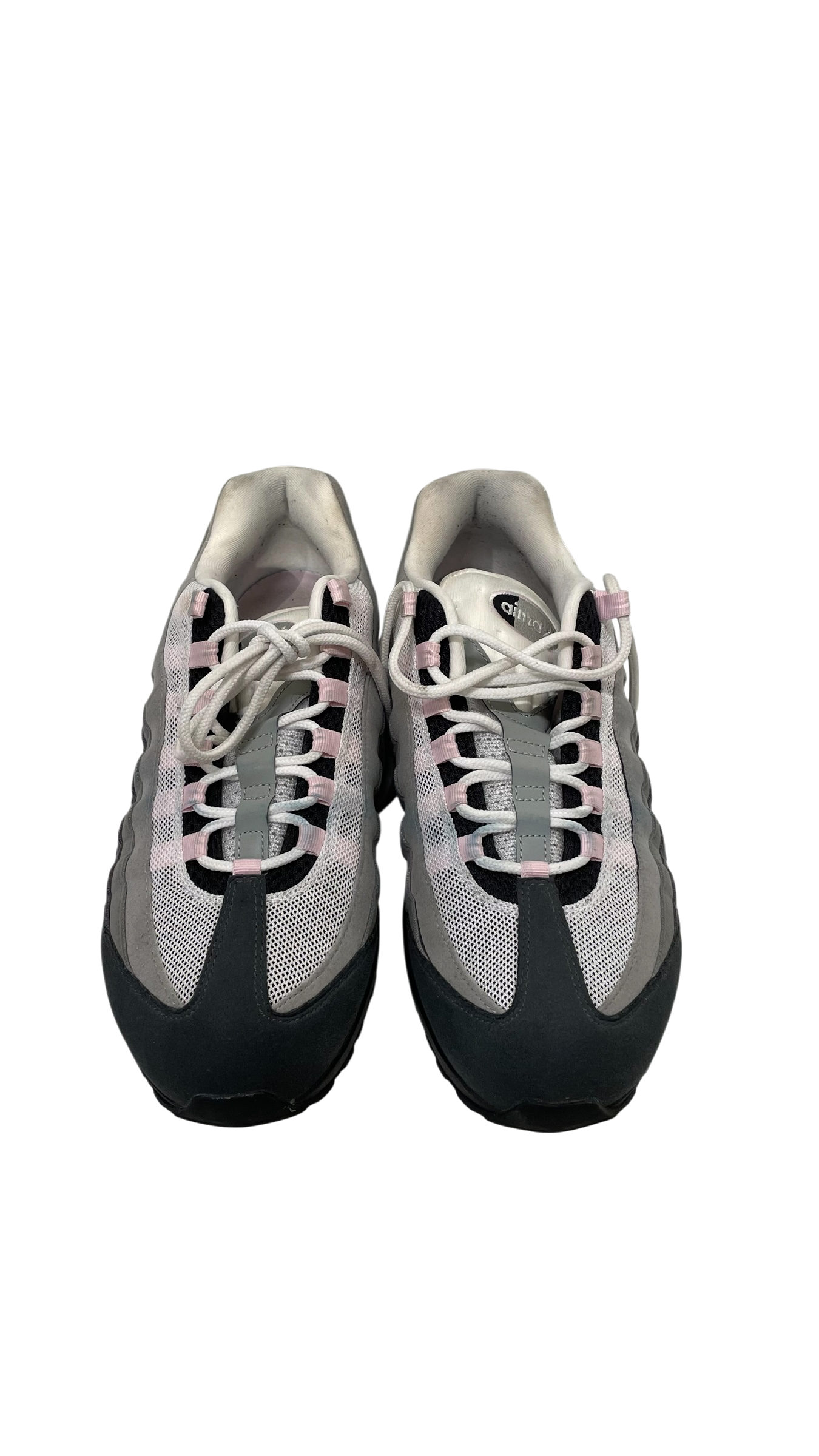 NIKE/Low-Sneakers/US 11.5/Stripe/Cotton/GRY/PINK STRIPE view 3