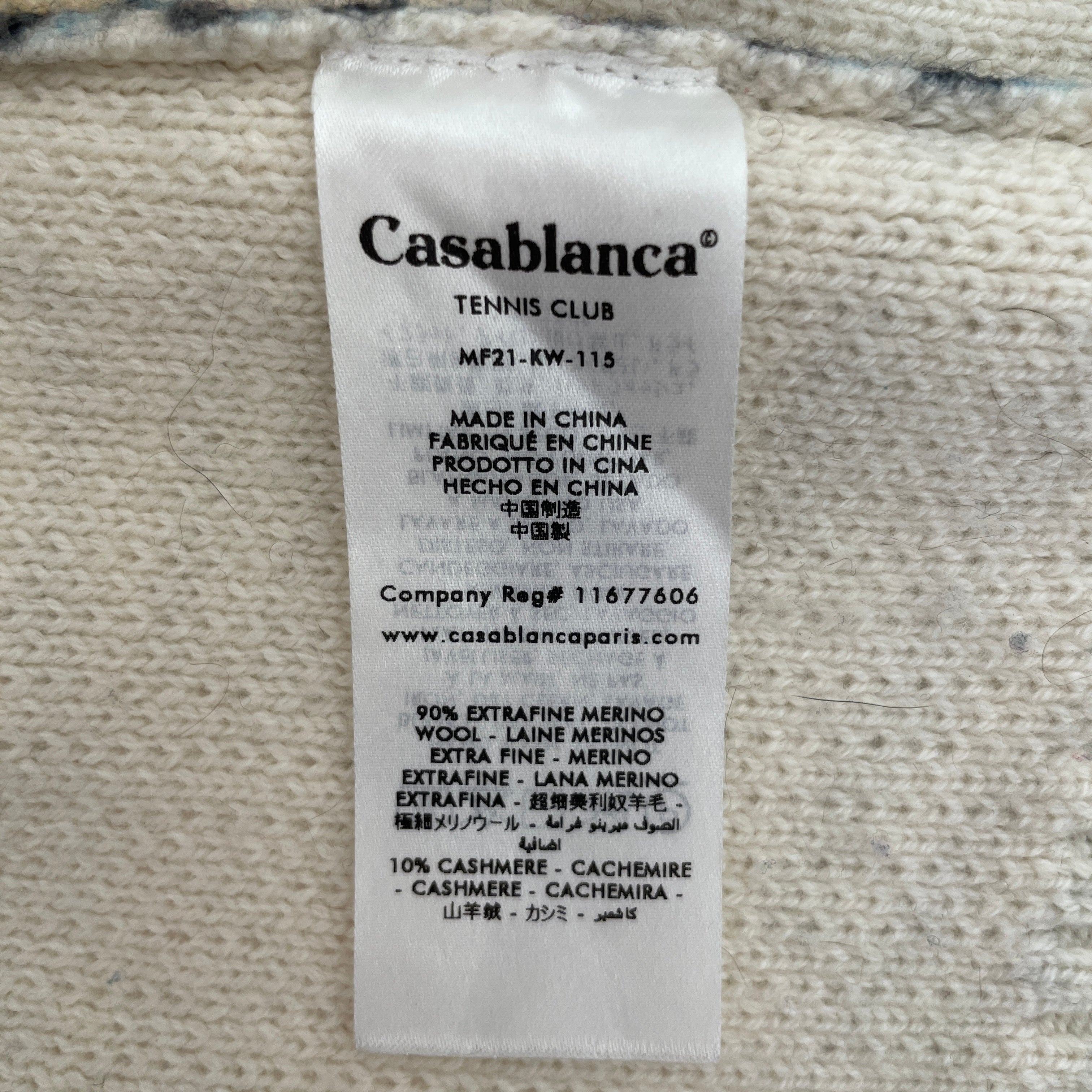 CASABLANCA/Sweater/XL/All Over Print/Cotton/MLT/'Dream House' Jumper Sweater view 4