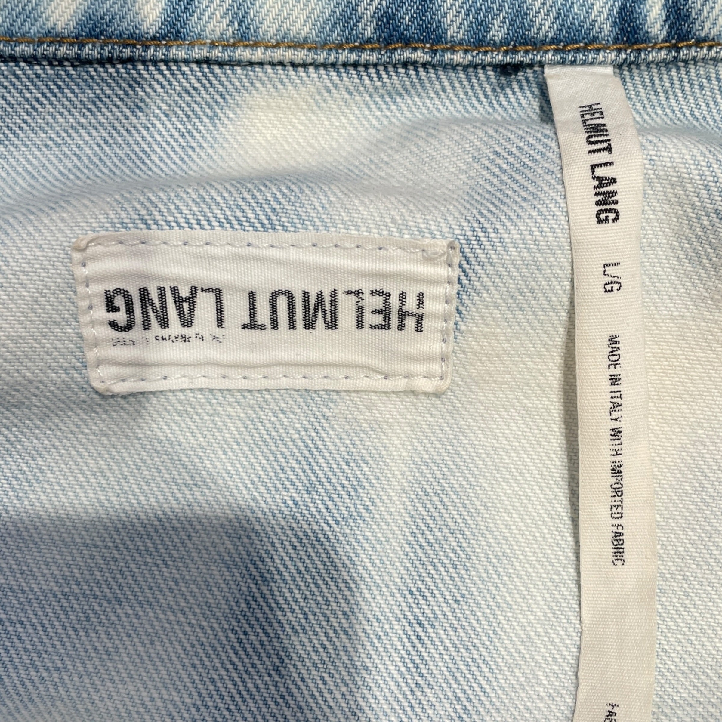Helmut Lang/Denim Jkt/L/Denim/BLU/All Over Print/ view 3