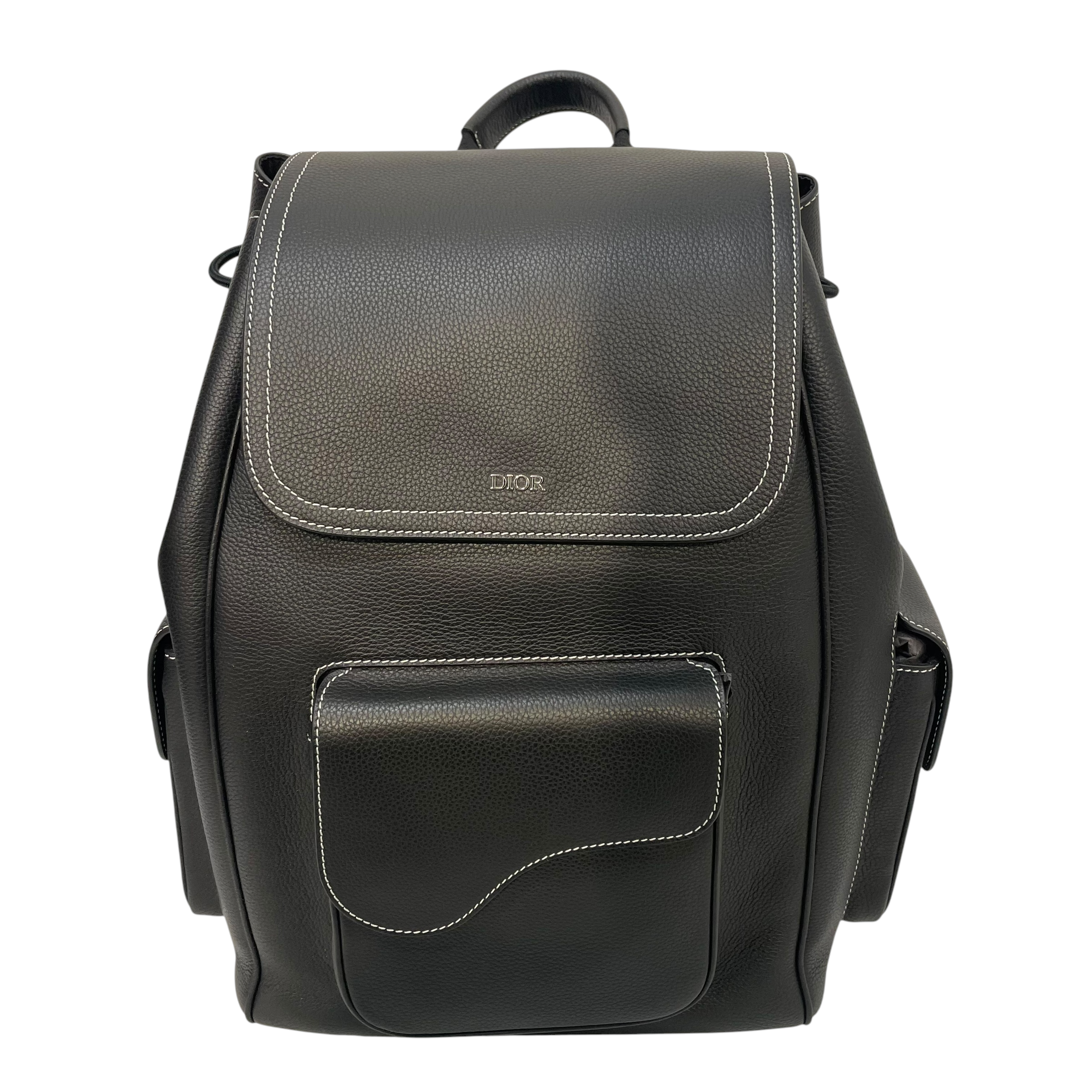 Christian Dior/Backpack/Leather/BLK/ view 1