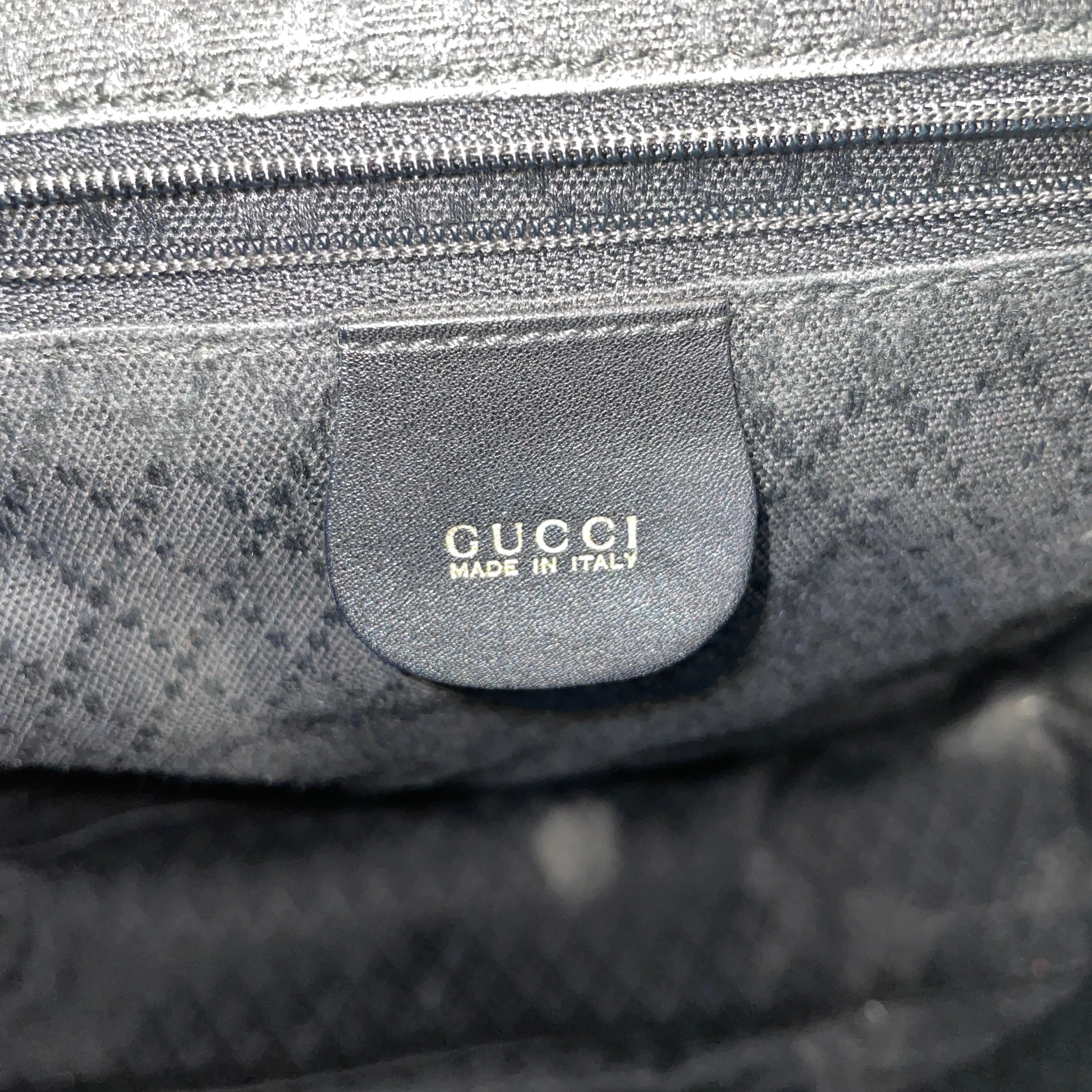 GUCCI/Backpack/Leather/BLK/Vintage Bamboo Backpack view 5