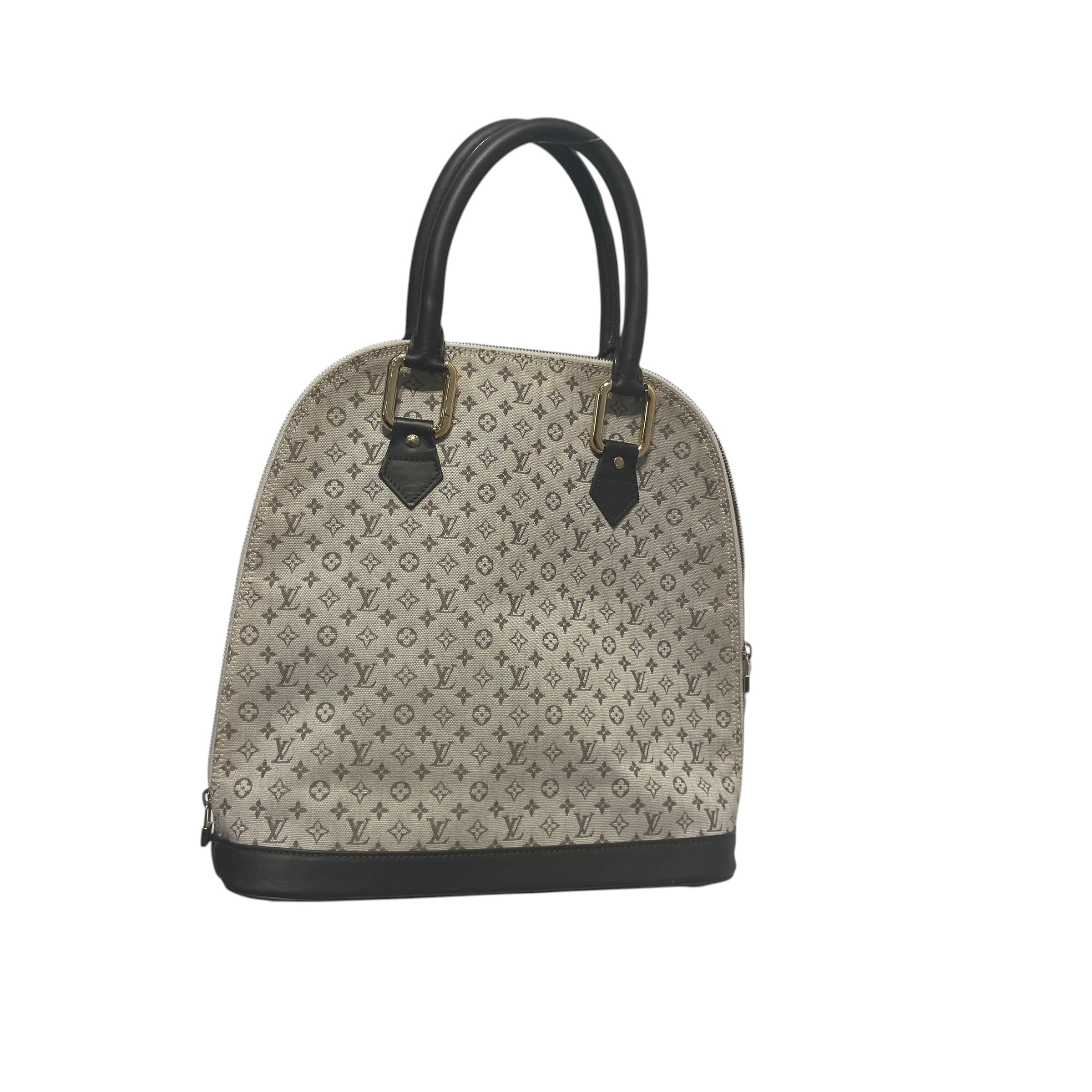 LOUIS VUITTON/Hand Bag/Monogram/Cotton/GRY/ALMA HAUT view 1