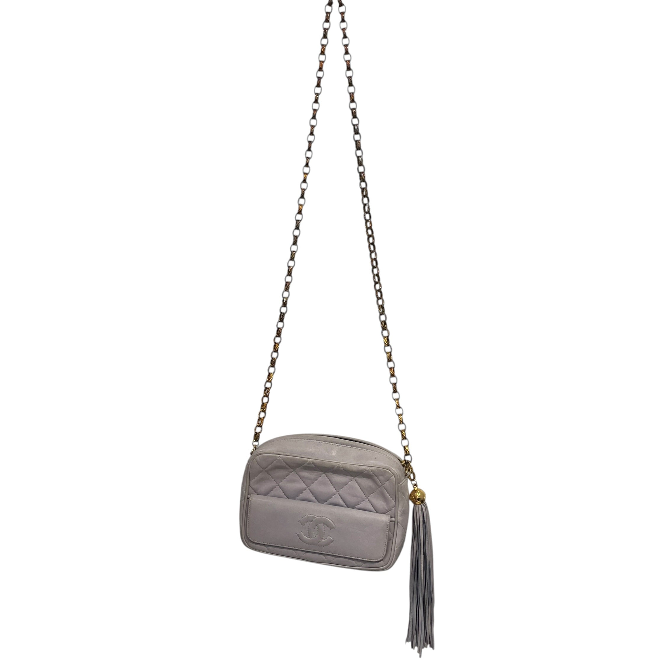 CHANEL/Cross Body Bag/GRY/QVRCDJX view 1