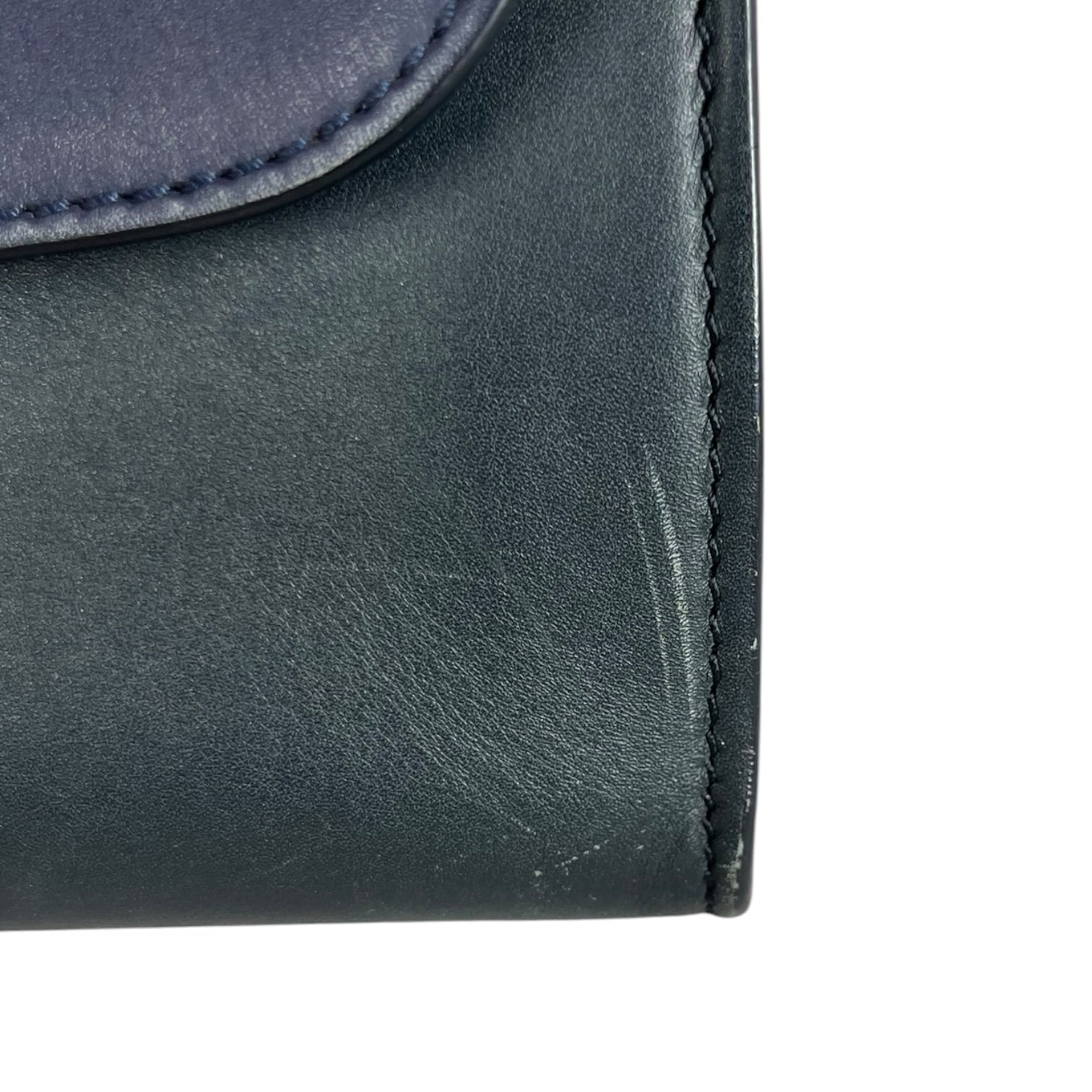 CELINE/Hand Bag/Leather/NVY/Trapeze Handbag Blue/Navy view 8