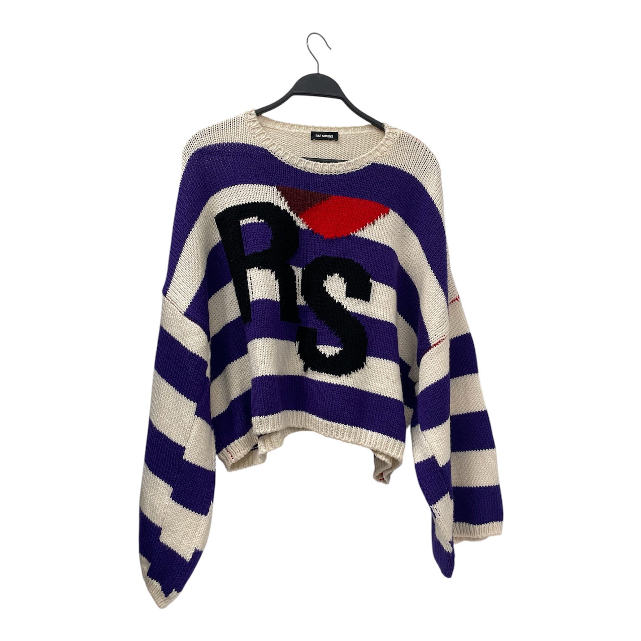 RAF SIMONS/Sweater/1/Stripe/Cotton/PPL/FW21 PURPLE HEART STRIPED view 1