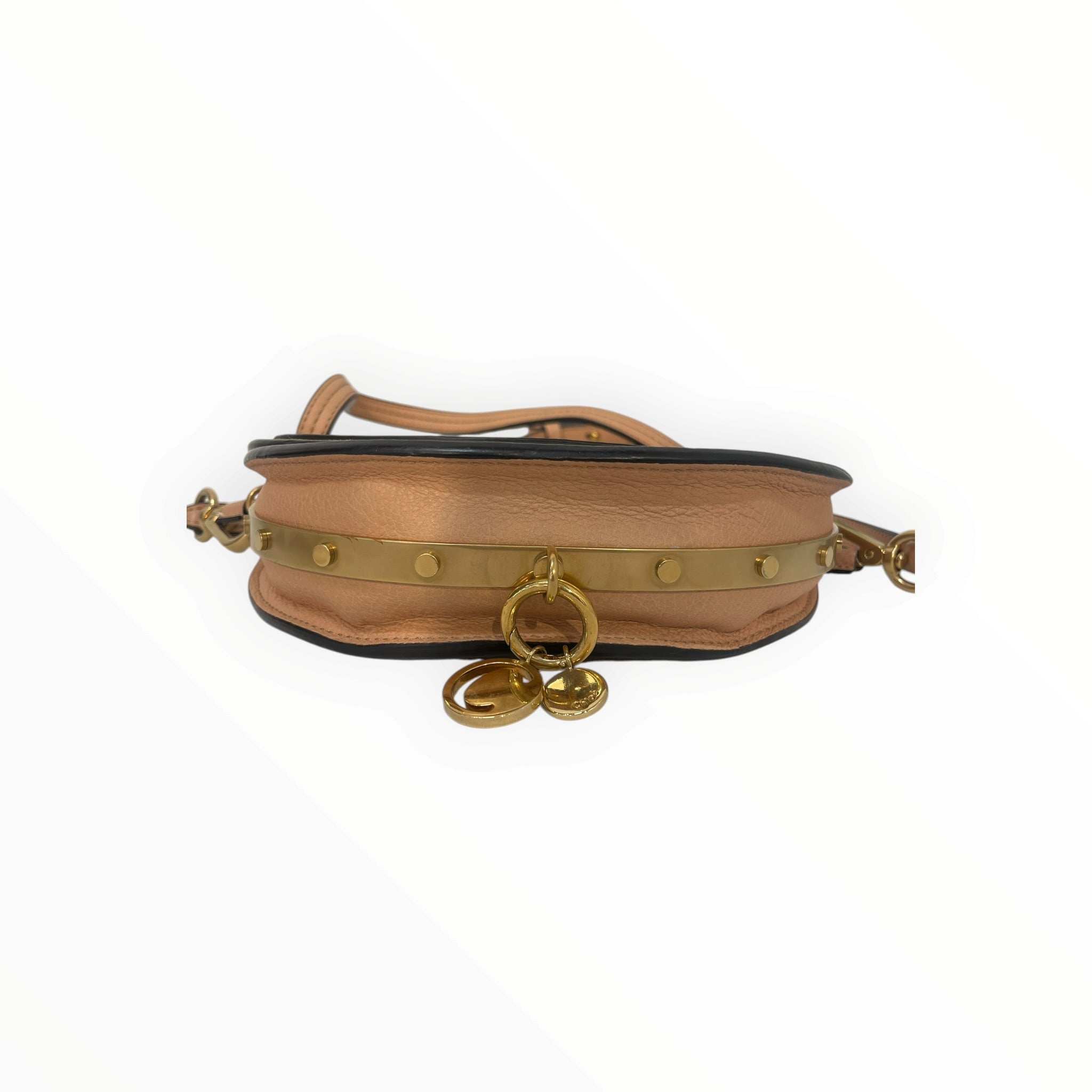 Chloe/Cross Body Bag/All Over Print/Suede/BEG/Constellation Nile  Bracelet view 4