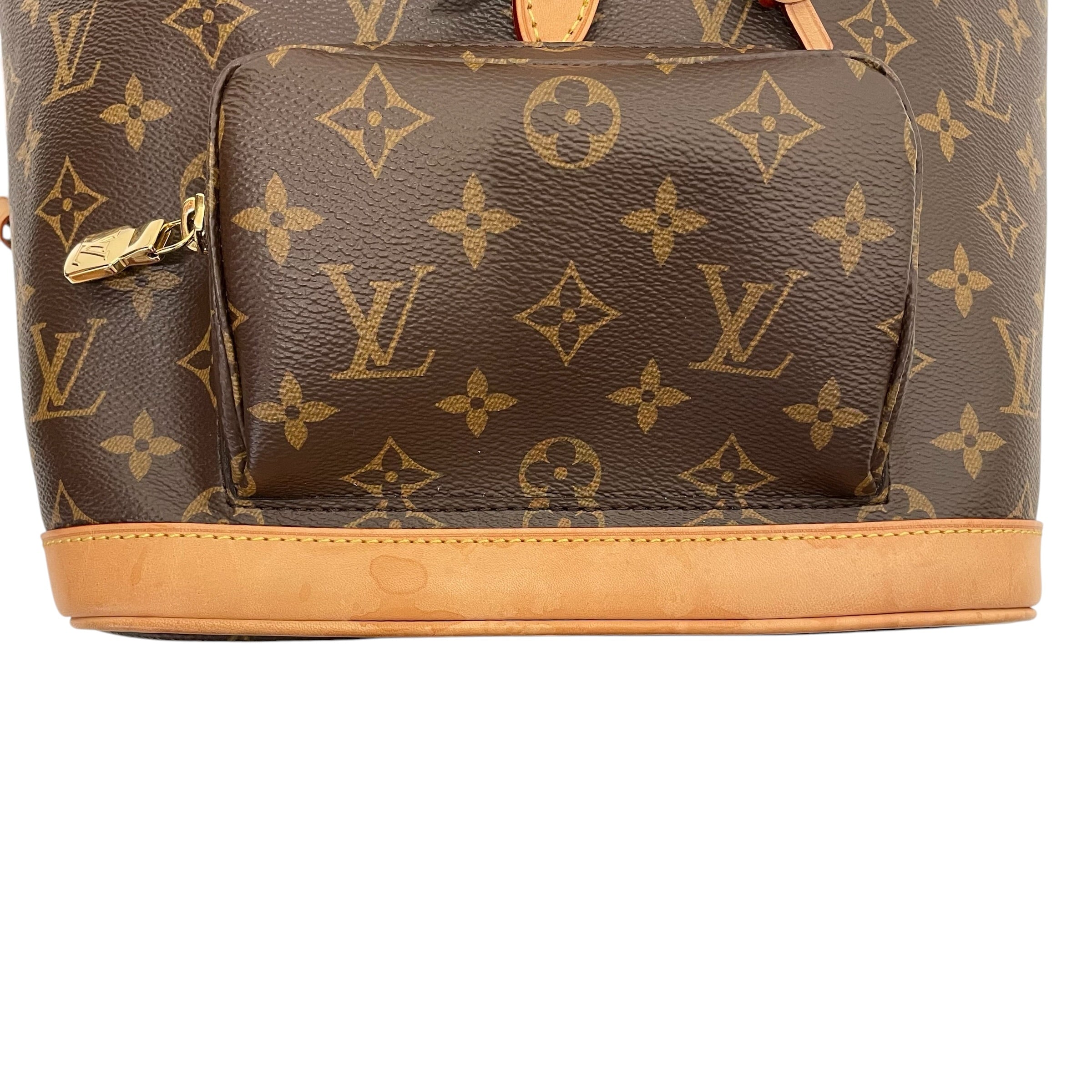 LOUIS VUITTON/Backpack/Monogram/Leather/BRW/Monogram Montsouris view 10