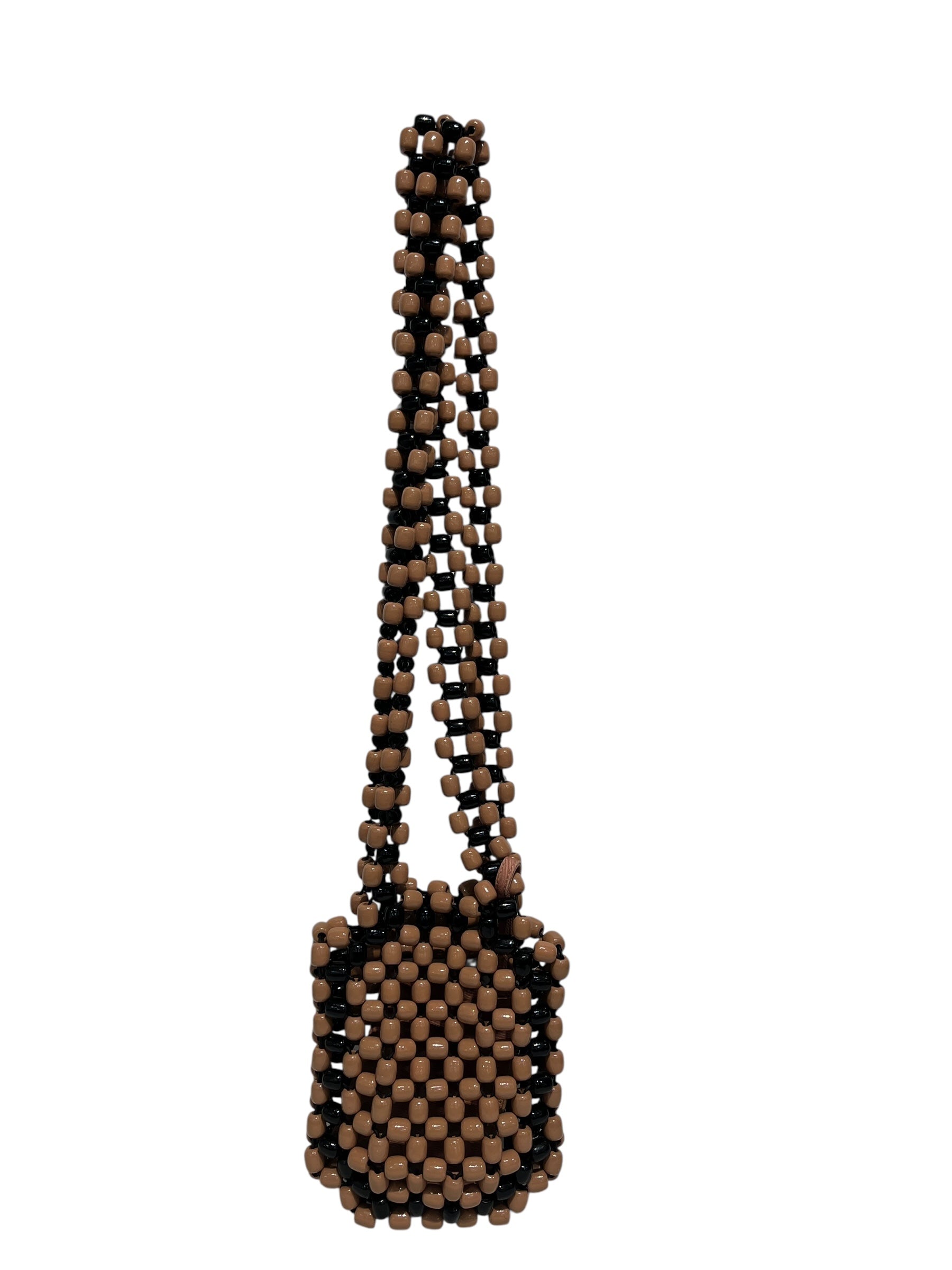 LEMAIRE/Bag/OS/MLT/BLK/BRWN BEADED BAG view 1