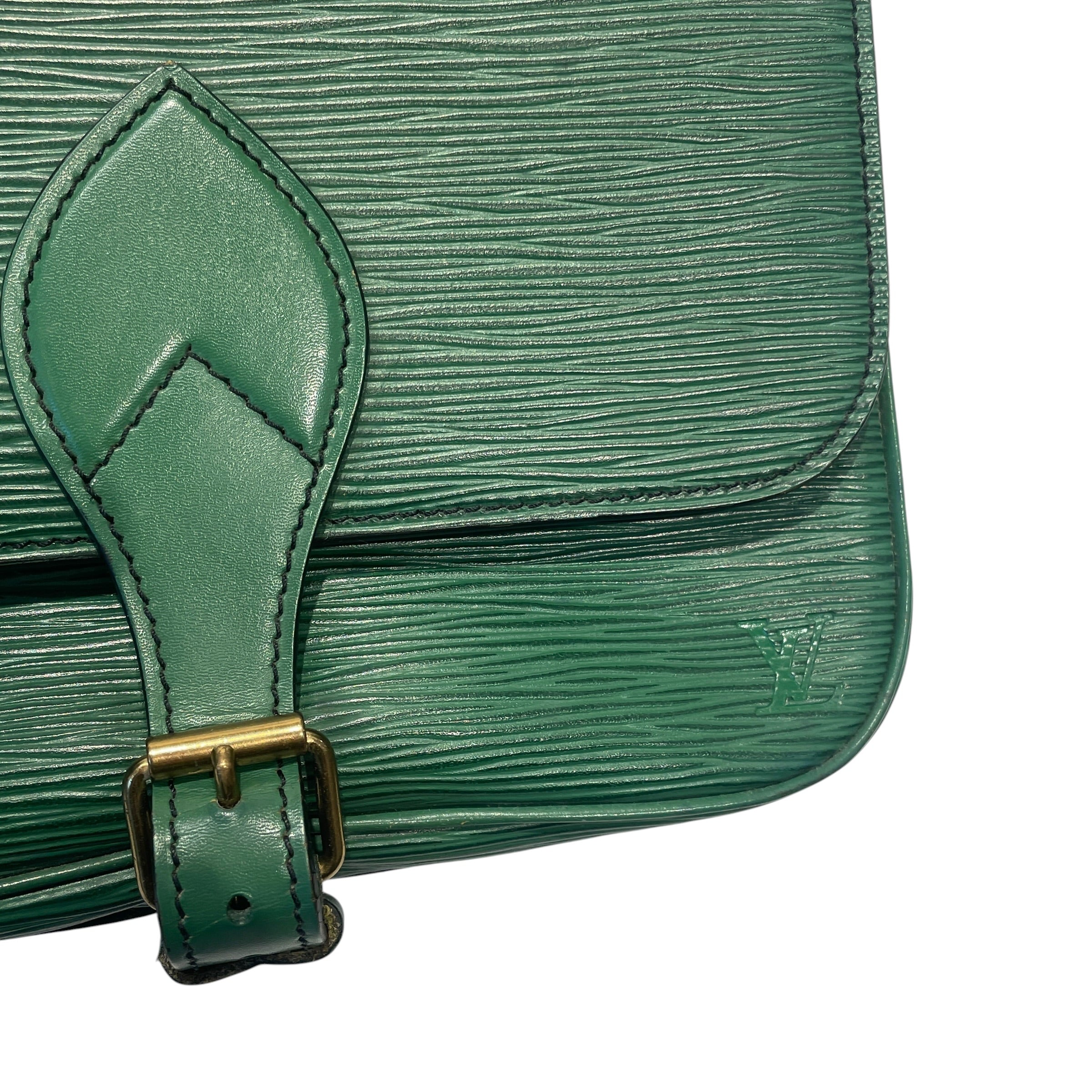 LOUIS VUITTON/Cross Body Bag/Leather/GRN/CARTOUCHIERE/EPI LEATHER/GOLD view 4