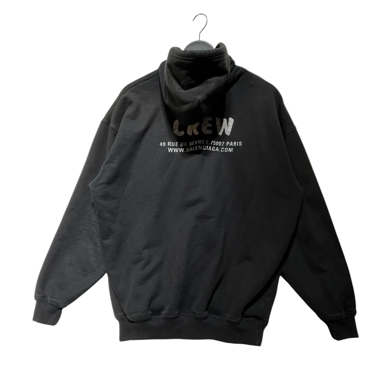 BALENCIAGA/Hoodie/XS/Cotton/BLK/CREW view 2