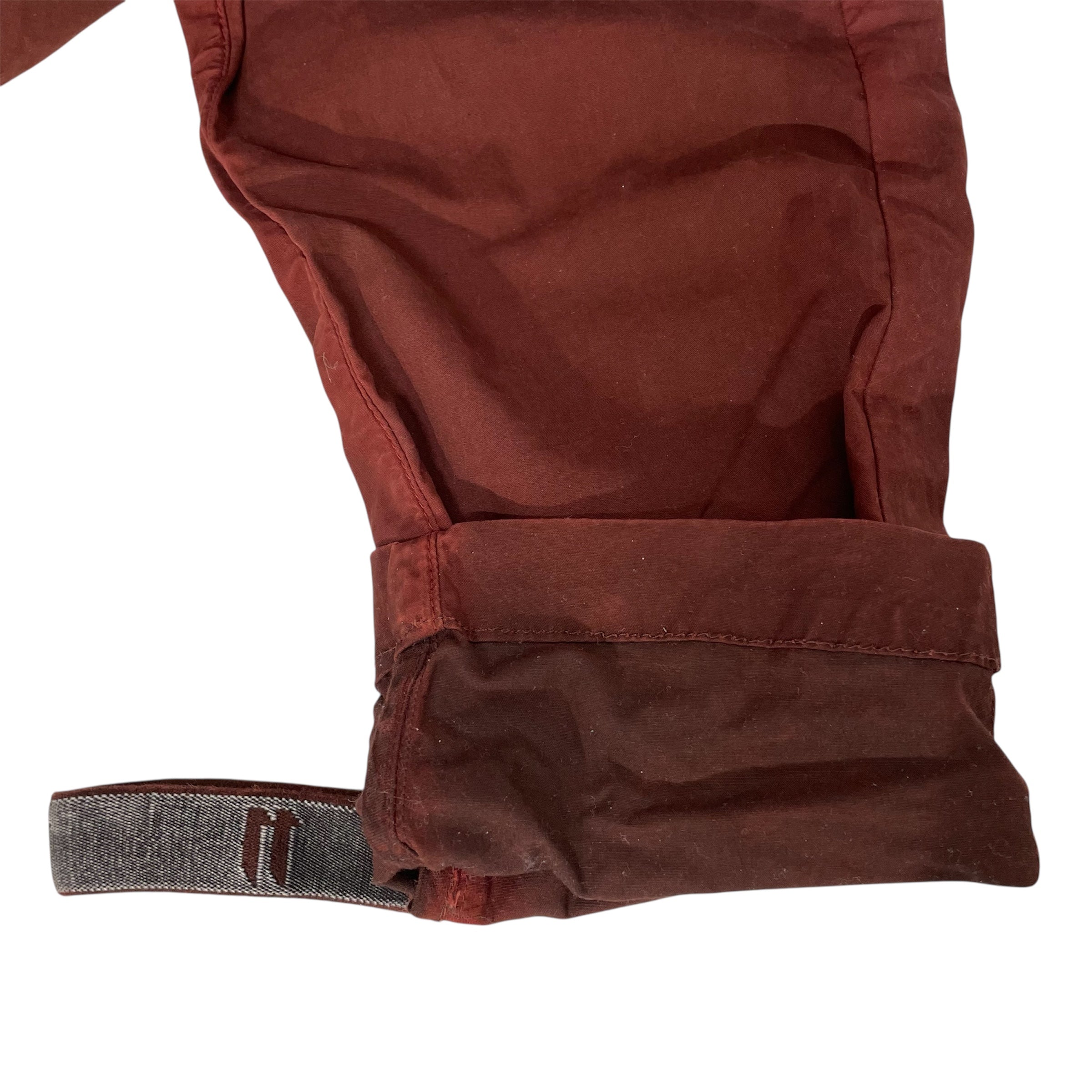 11 By Boris Bidjan Saberi/Pants/34/Cotton/RED/ view 4