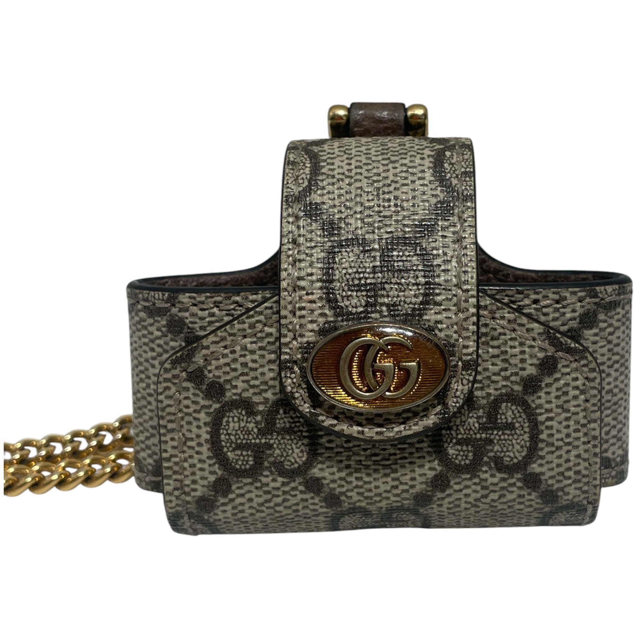 GUCCI/Accessories/Monogram/KHK/Ophidia GG Airpod Case view 4