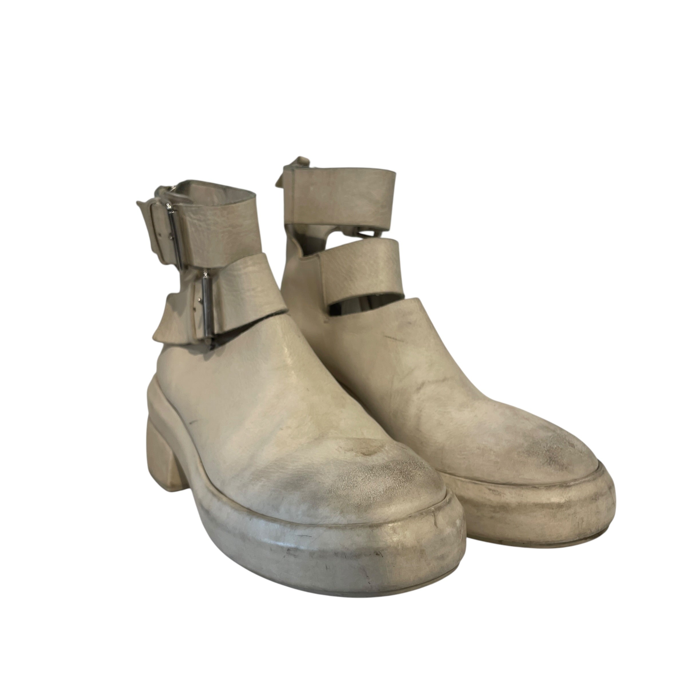 Marsell/Boots/EU 37/Leather/WHT/ view 1