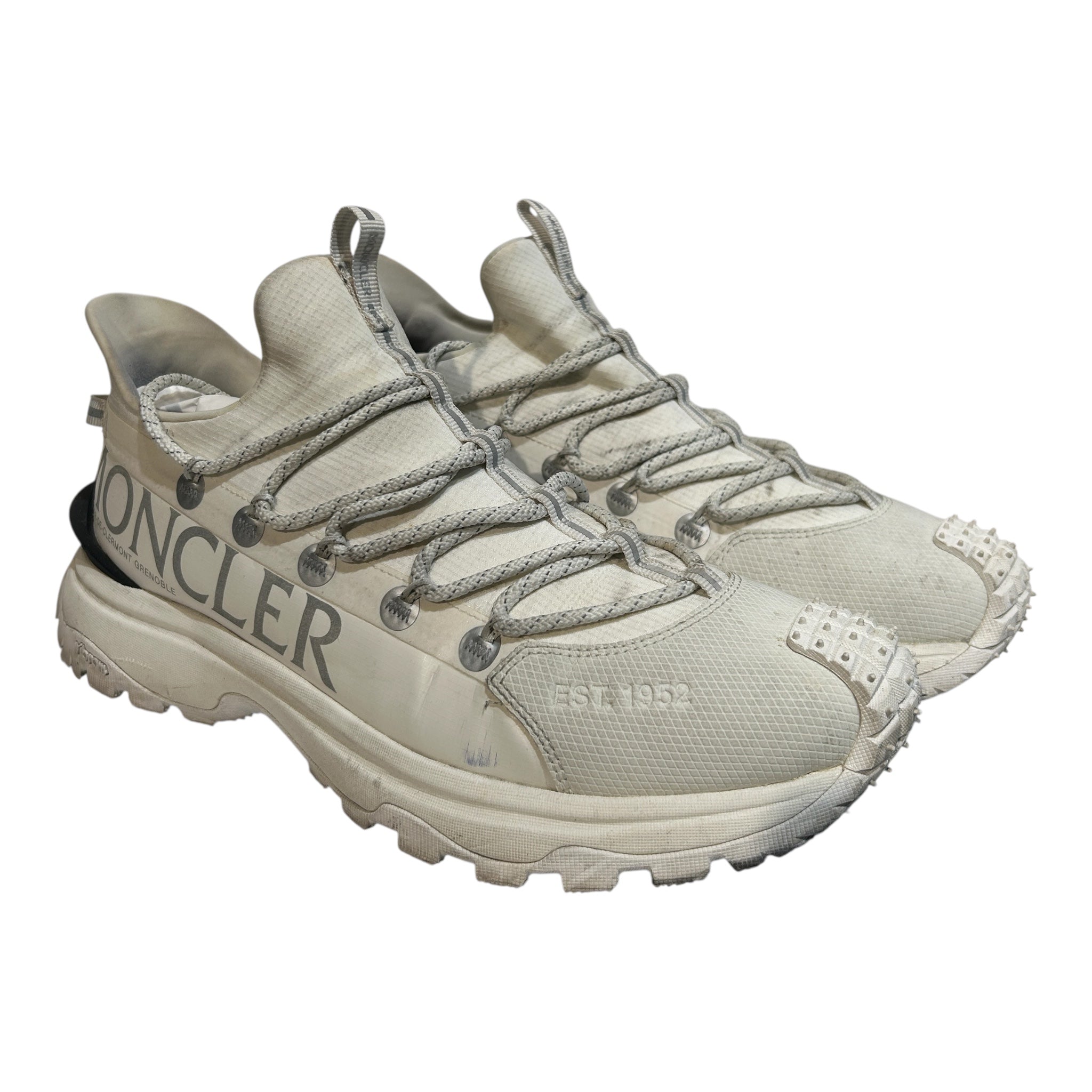 MONCLER/Low-Sneakers/EU 44/Nylon/WHT/graphic print athletic view 1