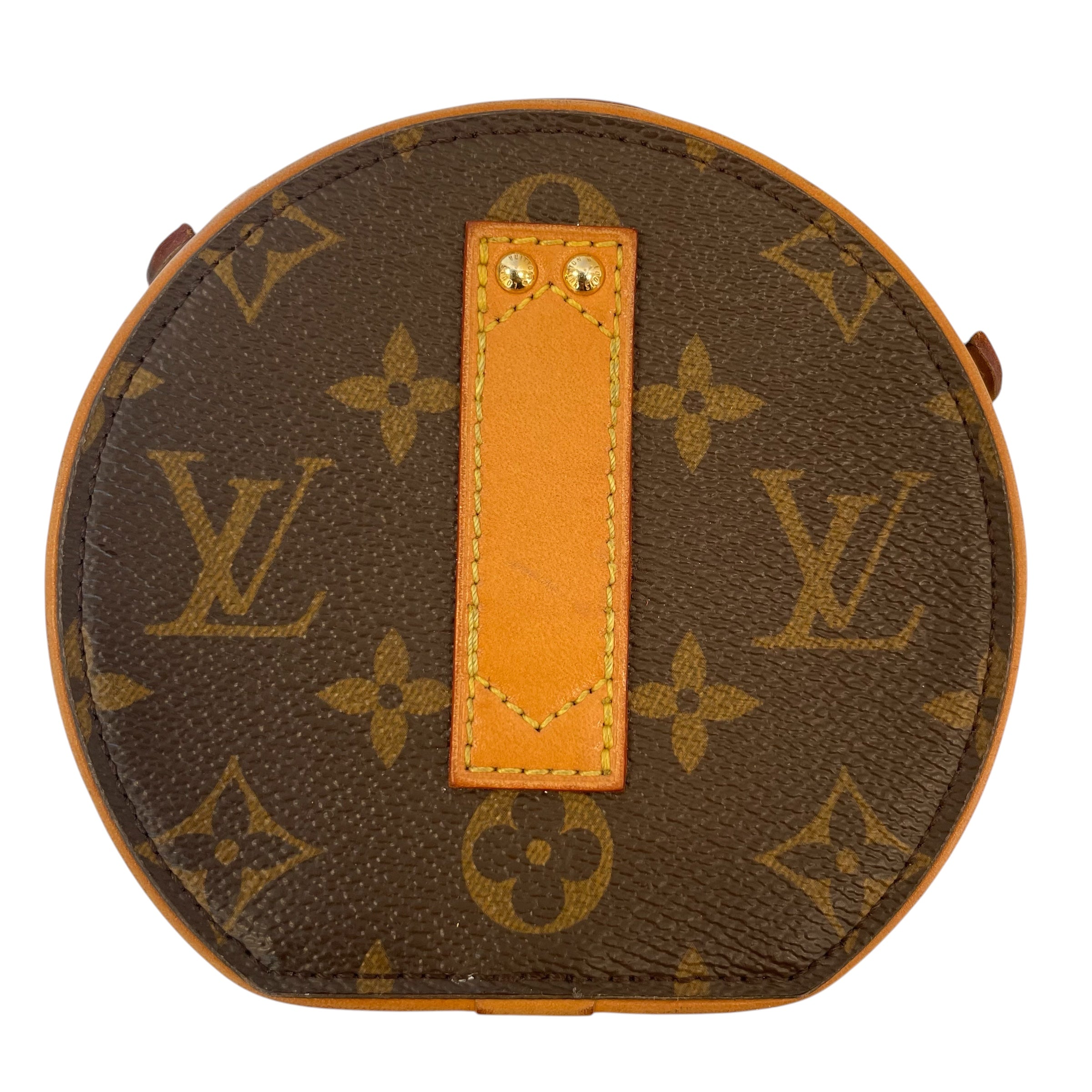 LOUIS VUITTON/Cross Body Bag/Monogram/Leather/BRW/PETITE BOITE CHAPEAU view 4
