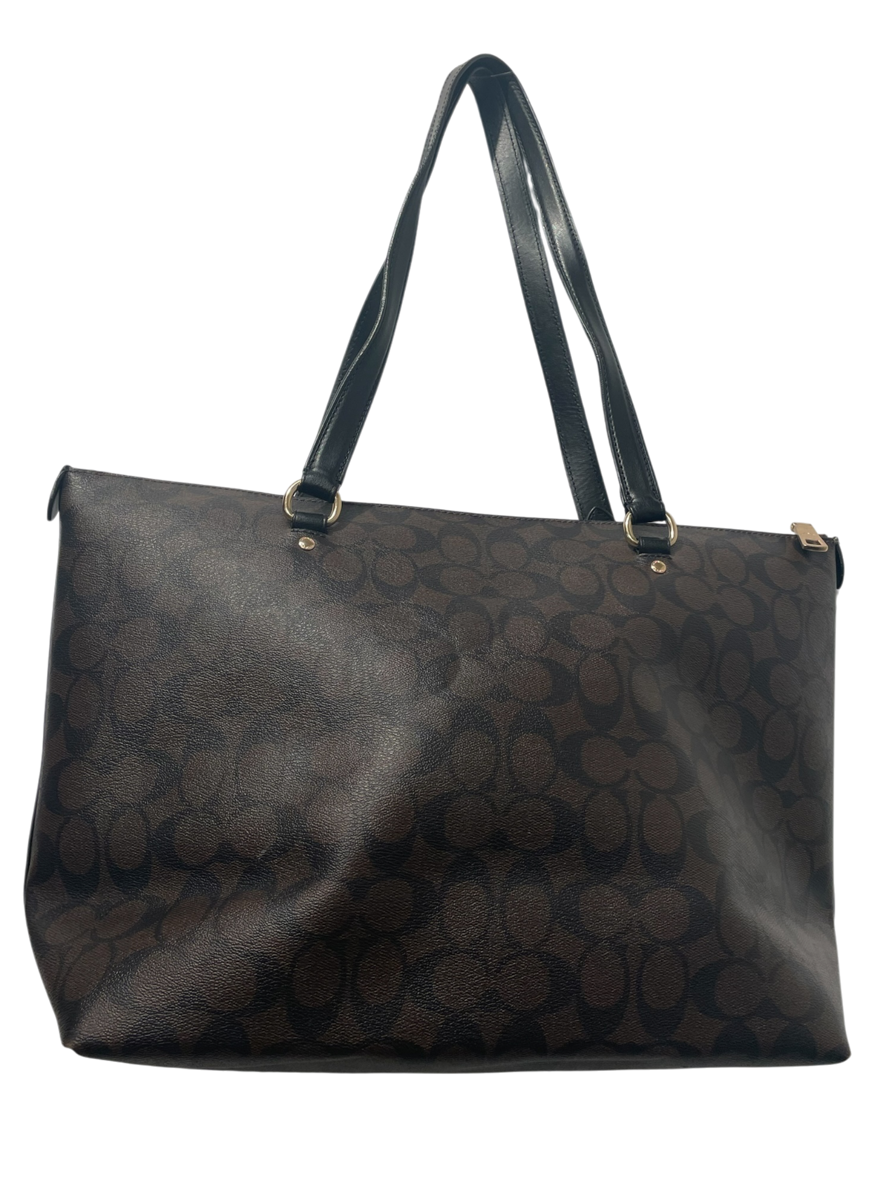 COACH/Tote Bag/Monogram/Leather/BRW/station tote bag view 2