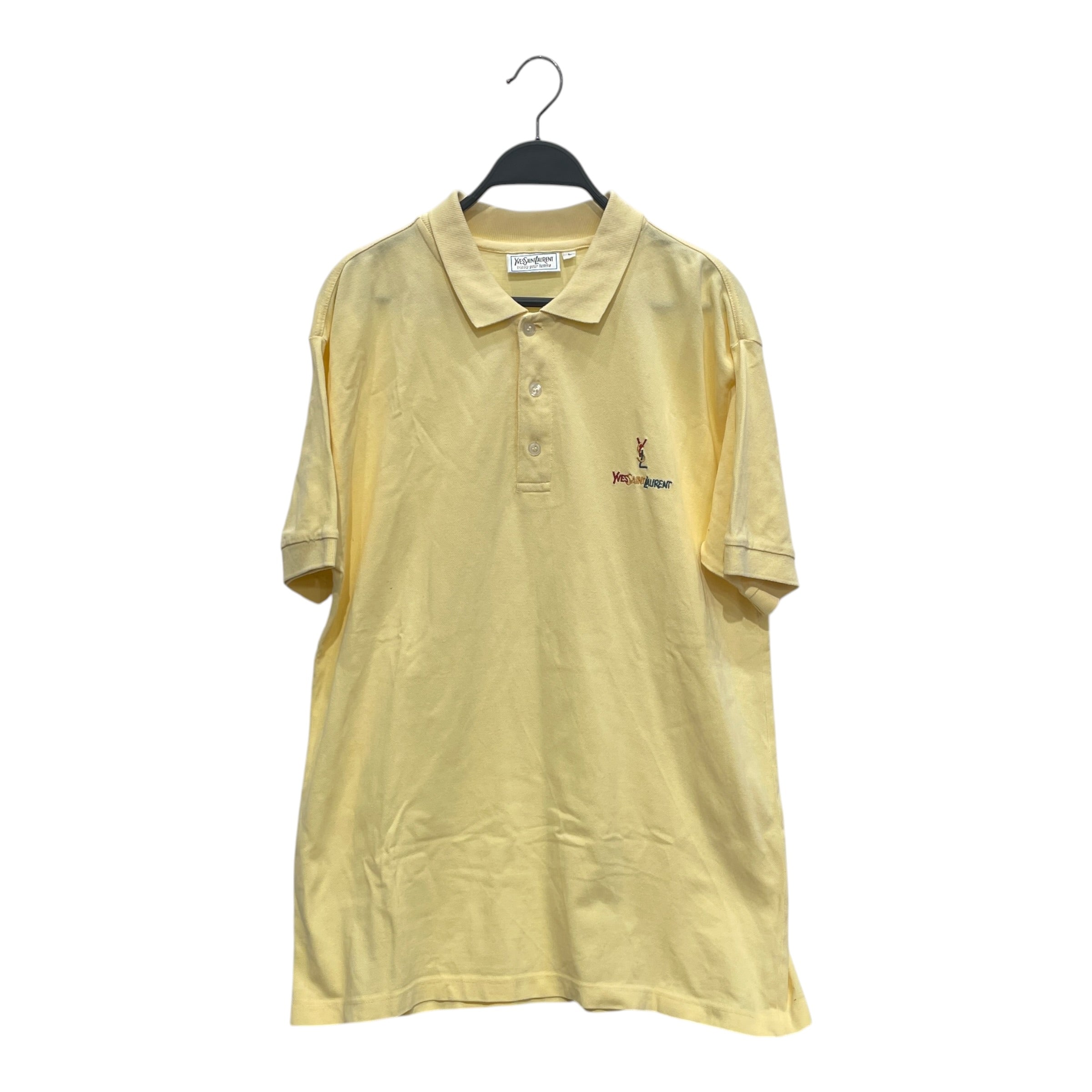 YVES SAINT LAURENT/Polo Shirt/L/Cotton/YEL/RED/YEL/BLU POLO view 1
