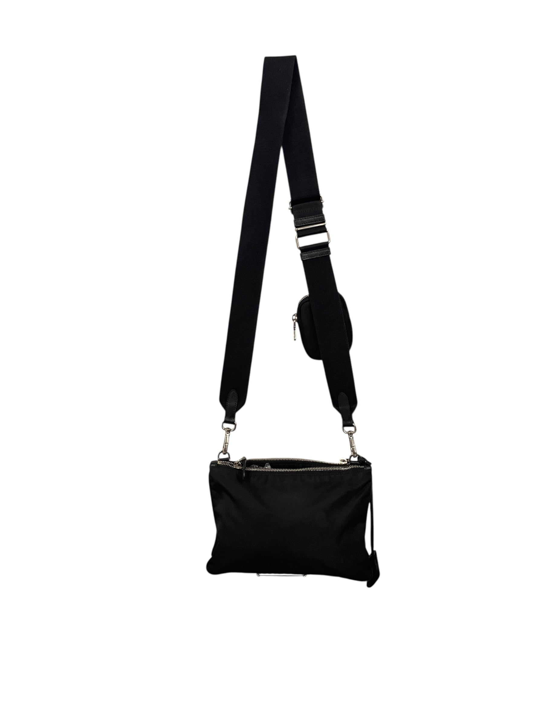 PRADA/Cross Body Bag/Nylon/BLK/RE NYLON RE-EDITION 2000 view 2