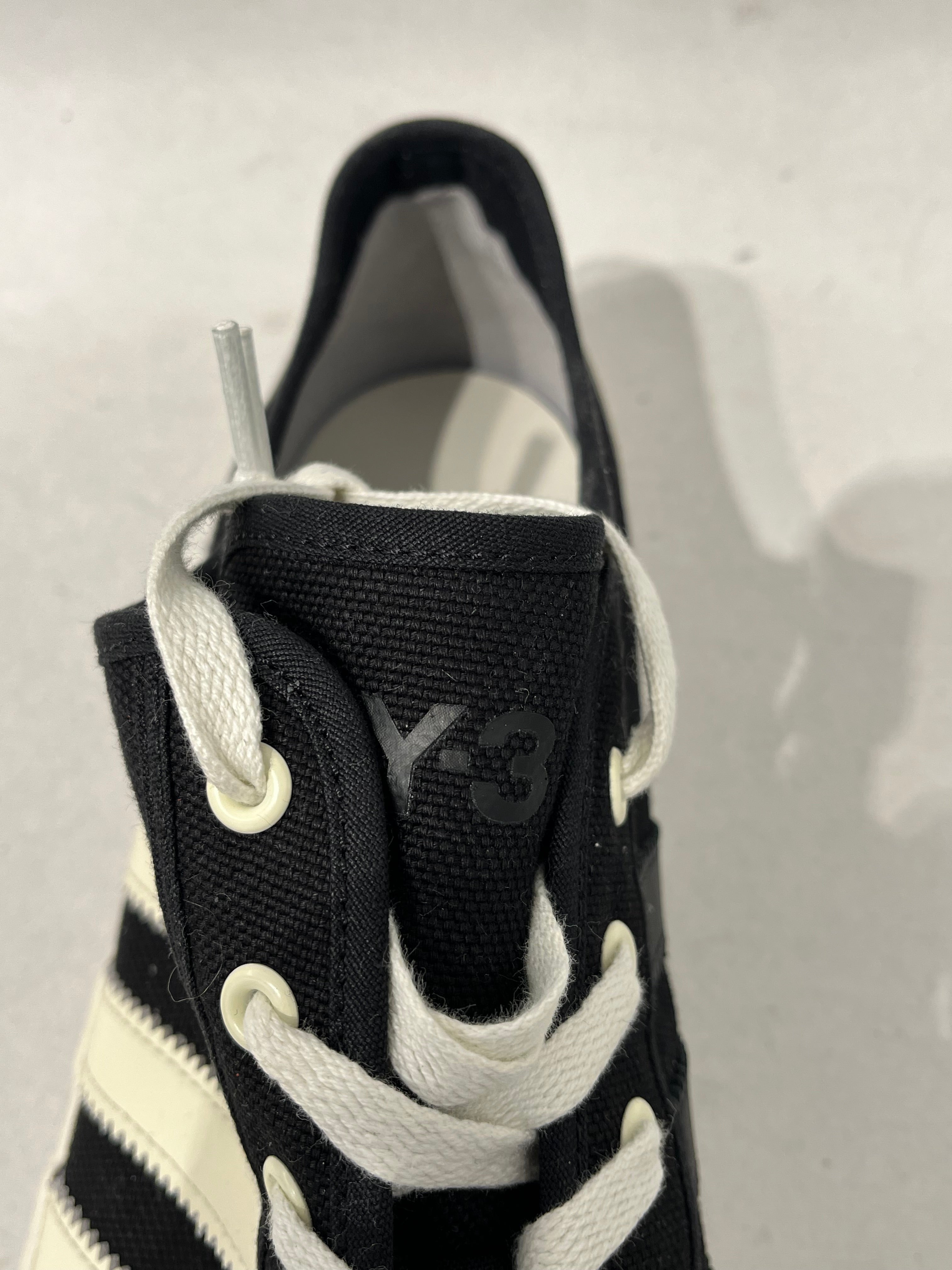 Y-3/Low-Sneakers/US 11.5/Leather/BLK/KH9321 11.5 NISI LO view 4