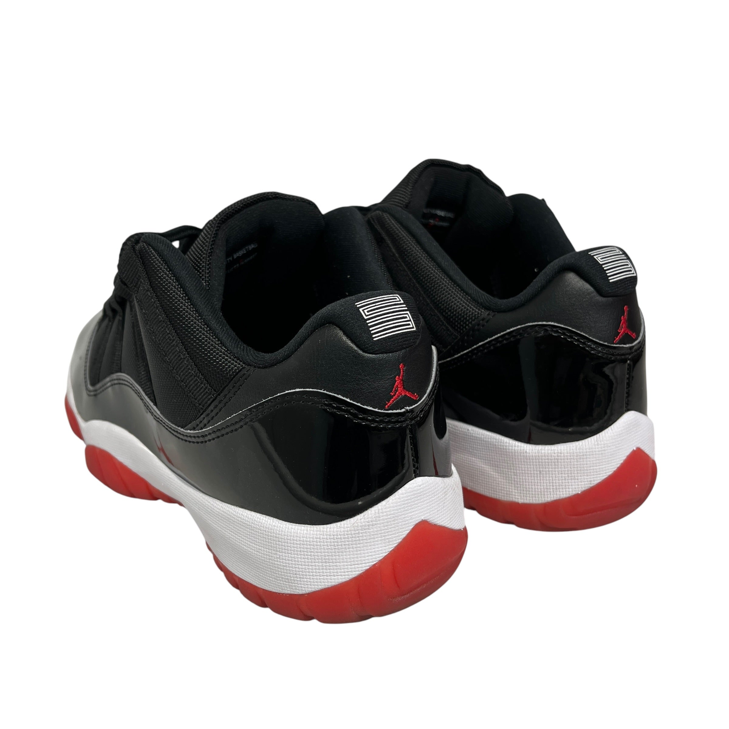 JORDAN BRAND/Low-Sneakers/US 12/Leather/BLK/bred 11 view 1