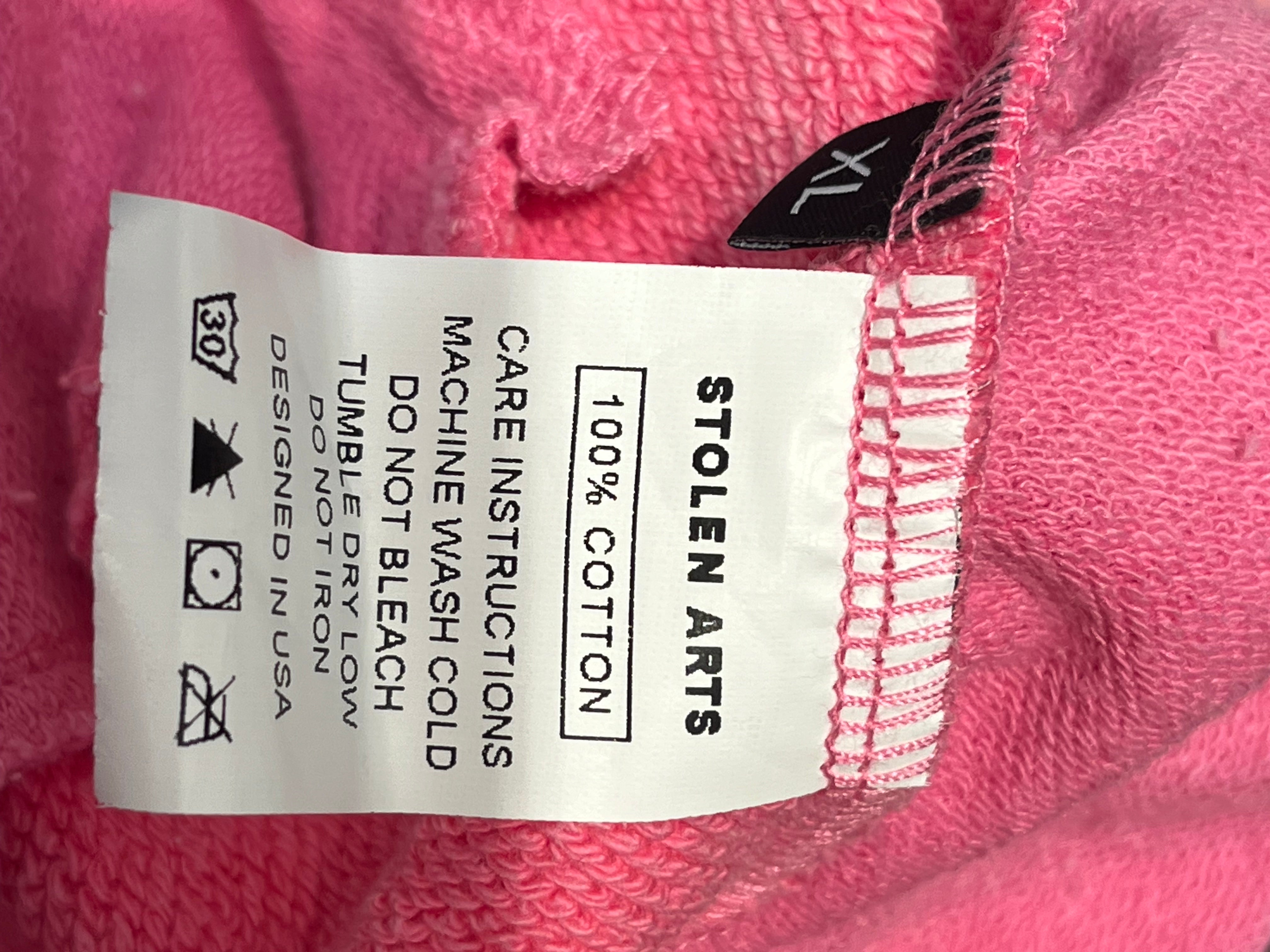 STOLEN ARTS/Pants/XL/Cotton/PNK/RINESTONES ALL OVER view 4